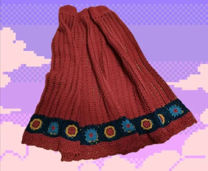 克罗地亚蕾丝裙, a crochet project shared by 一枝梅
