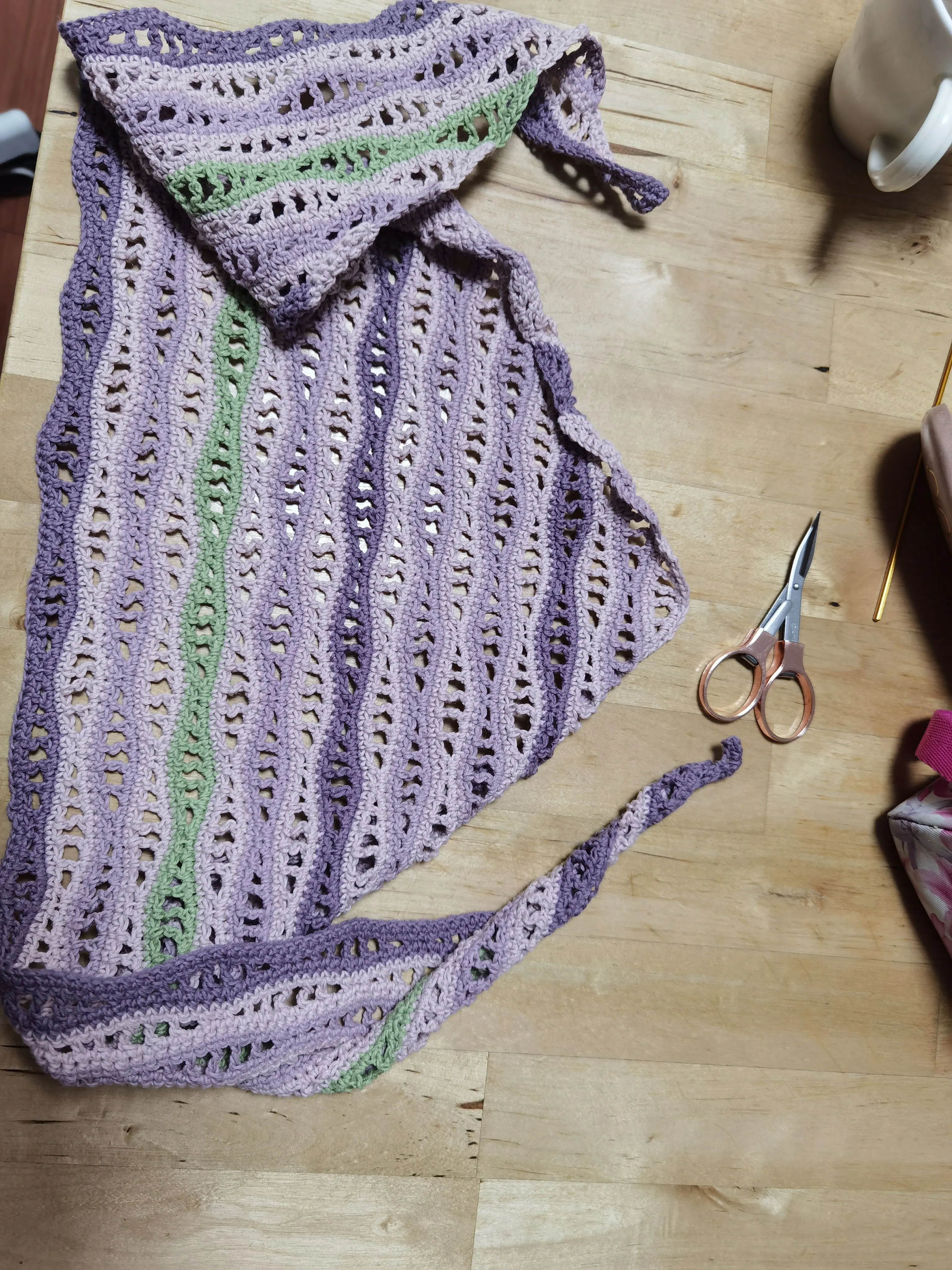 紫藤花开作业, a crochet project shared by chen🌾