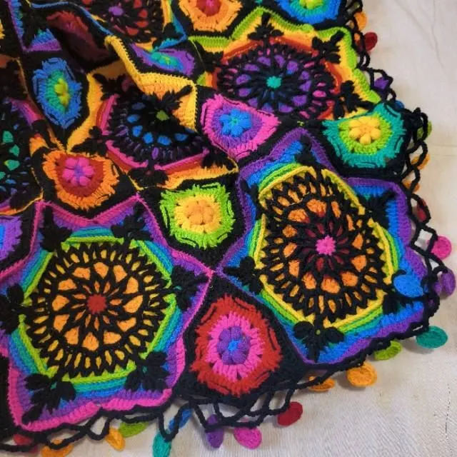 断续钩了两年多的成品, a crochet project shared by 银河游牧民