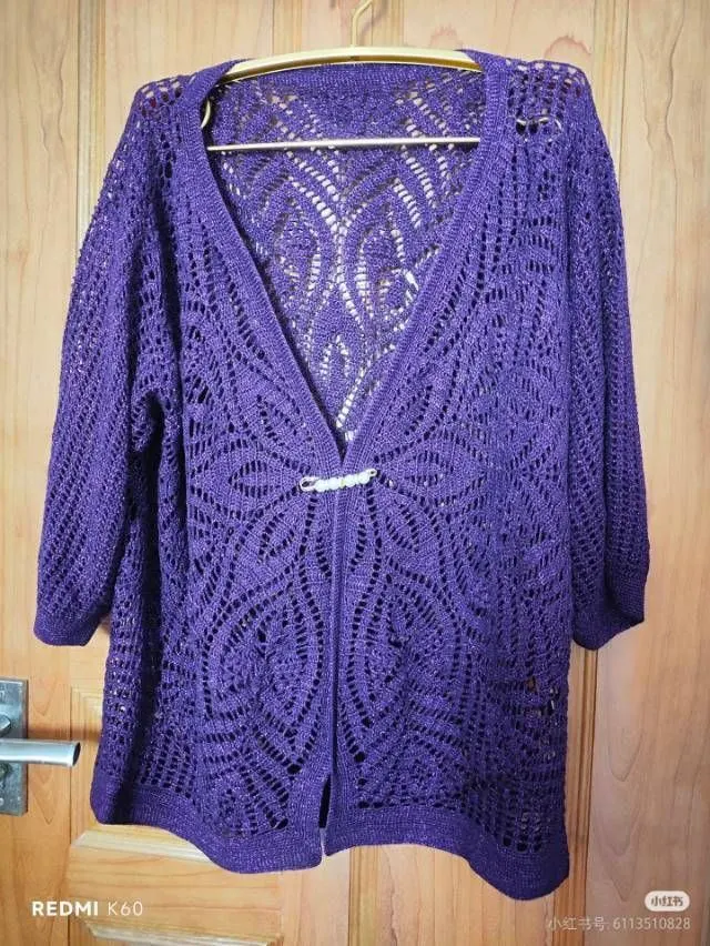 改良款素翎开衫, a crochet project shared by 平淡是真