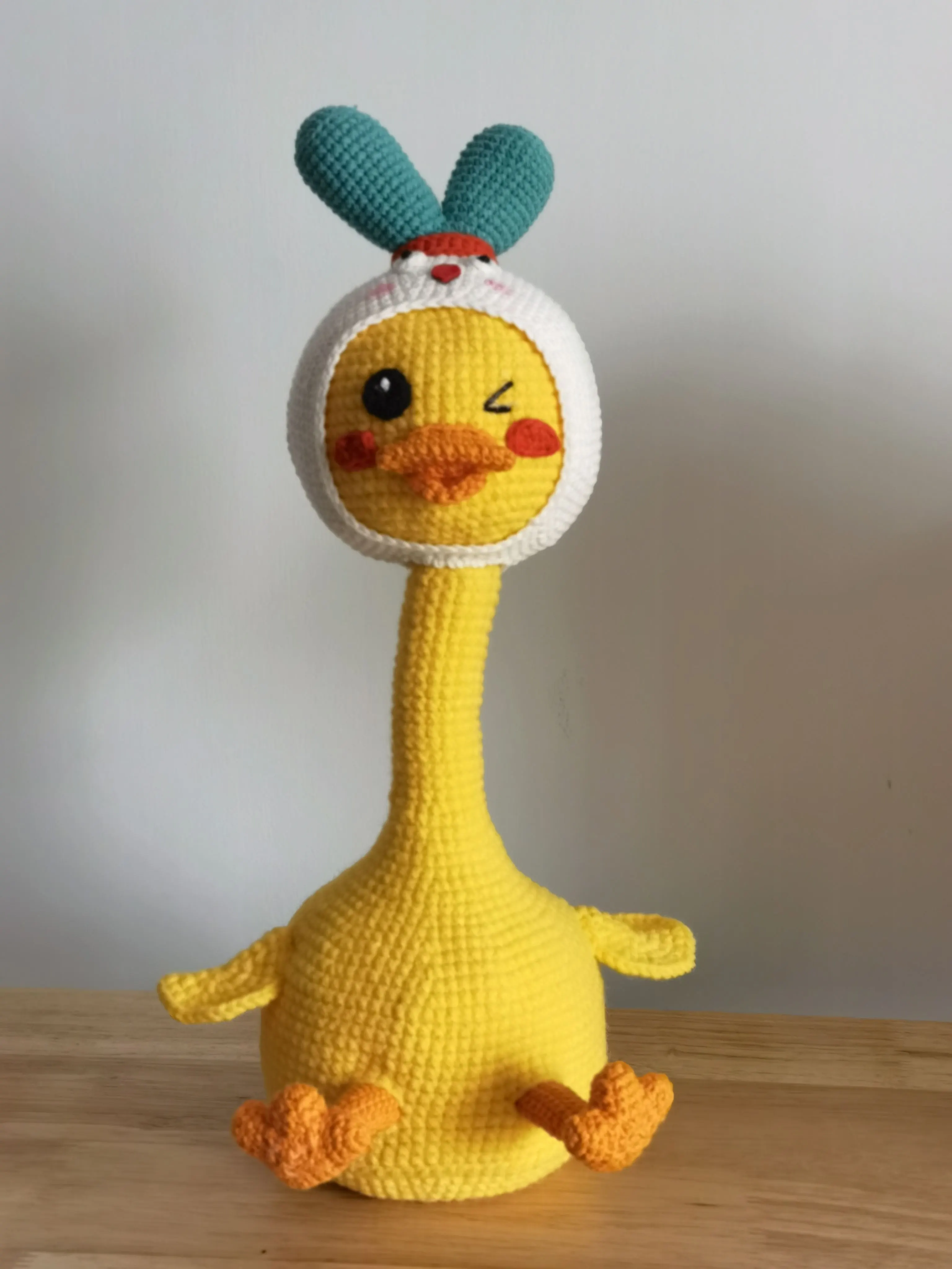 葱葱鸭完成, a crochet project shared by 缓慢行走