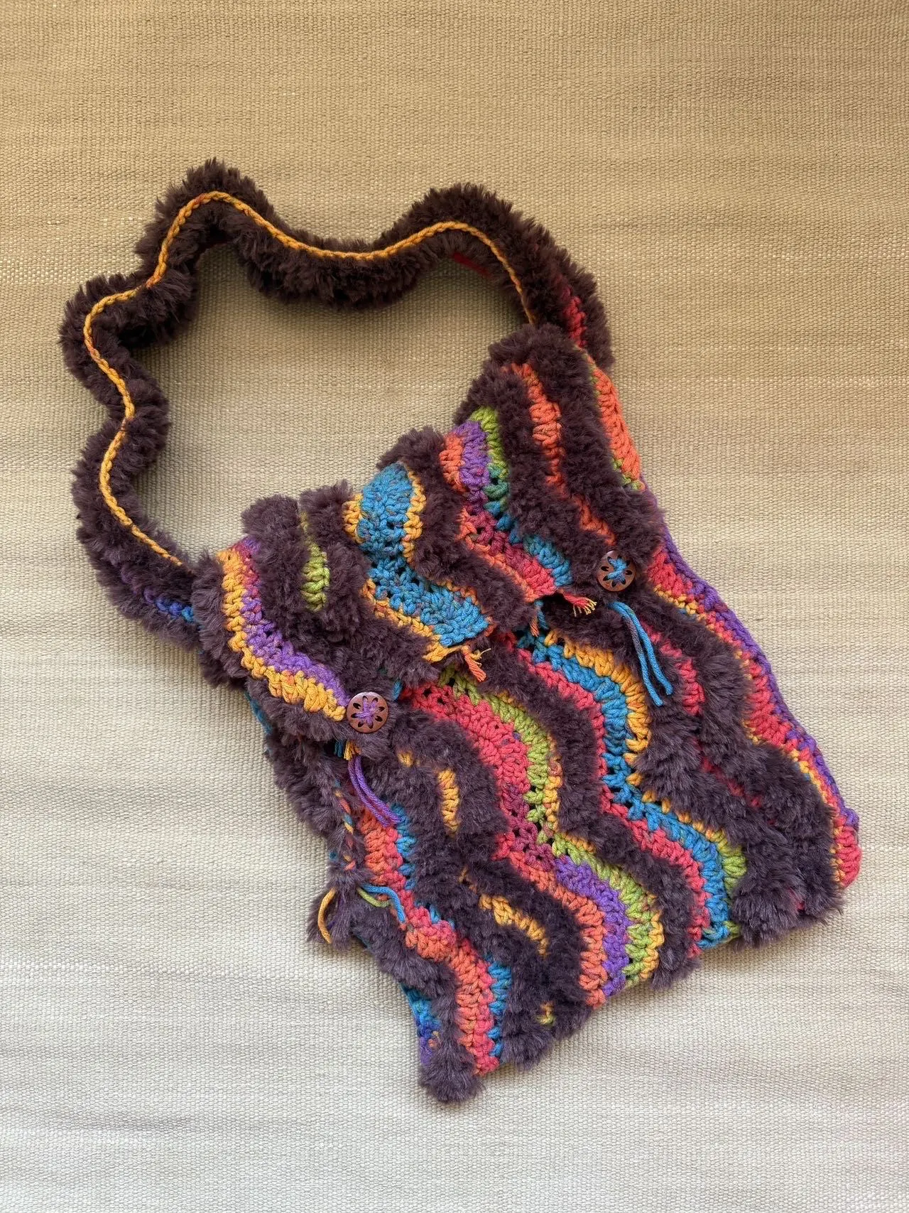 改良版波波皮草包, a crochet project shared by 草花