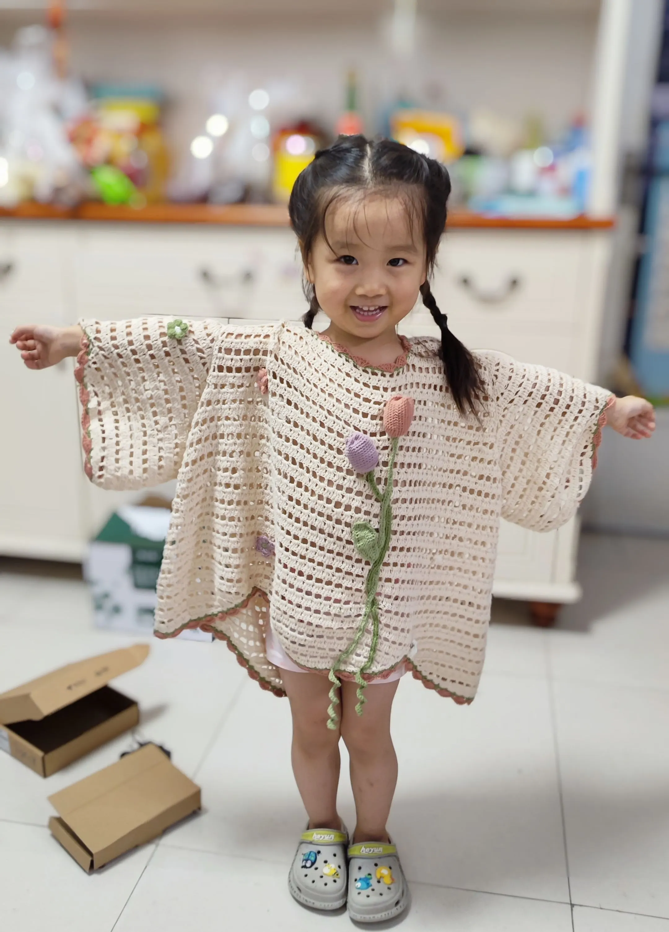 郁金香短款花苞衣, a crochet project shared by w