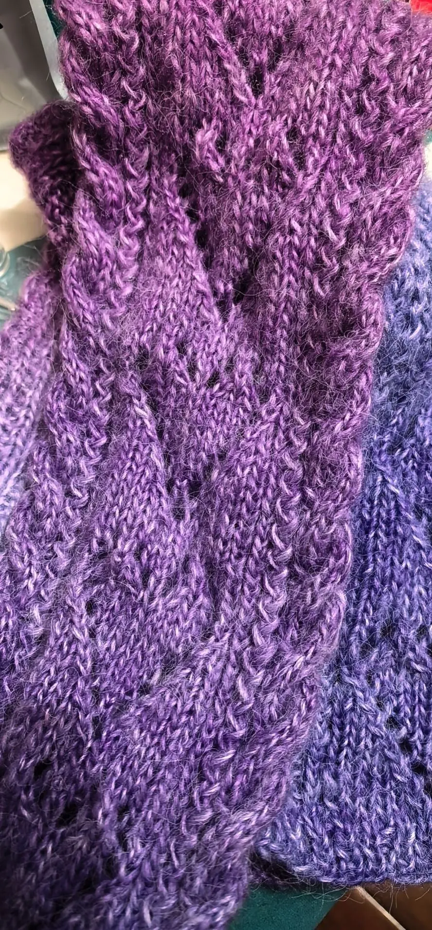 爱心围巾, a crochet project shared by 丹
