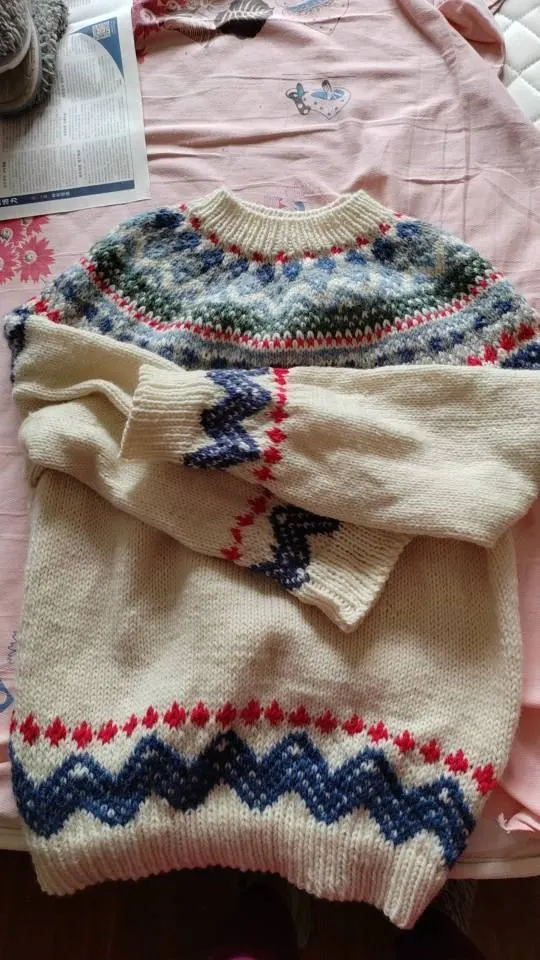 第二件费尔岛毛衣, a crochet project shared by jerry