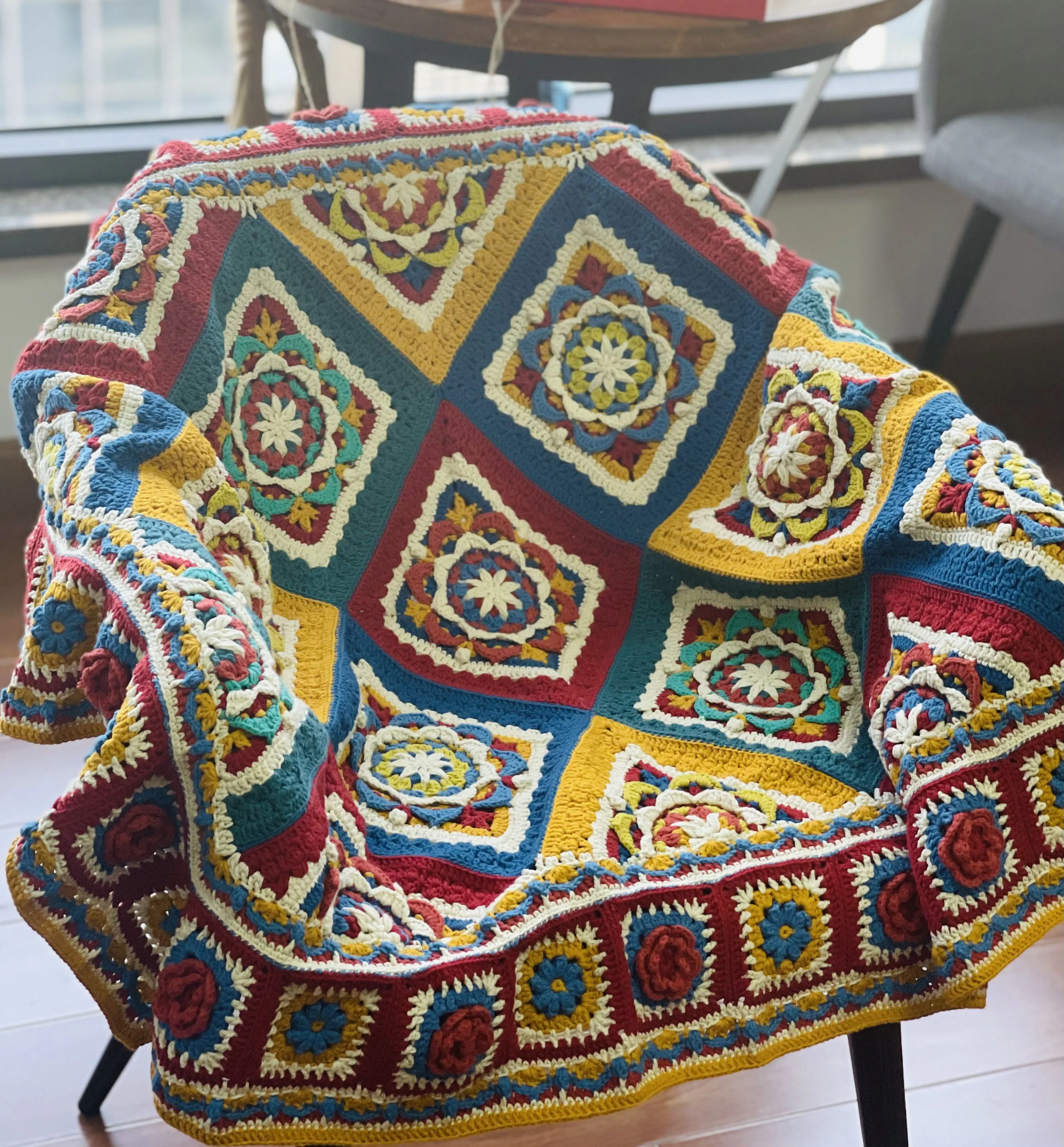 波斯毯, a crochet project shared by Eva陈