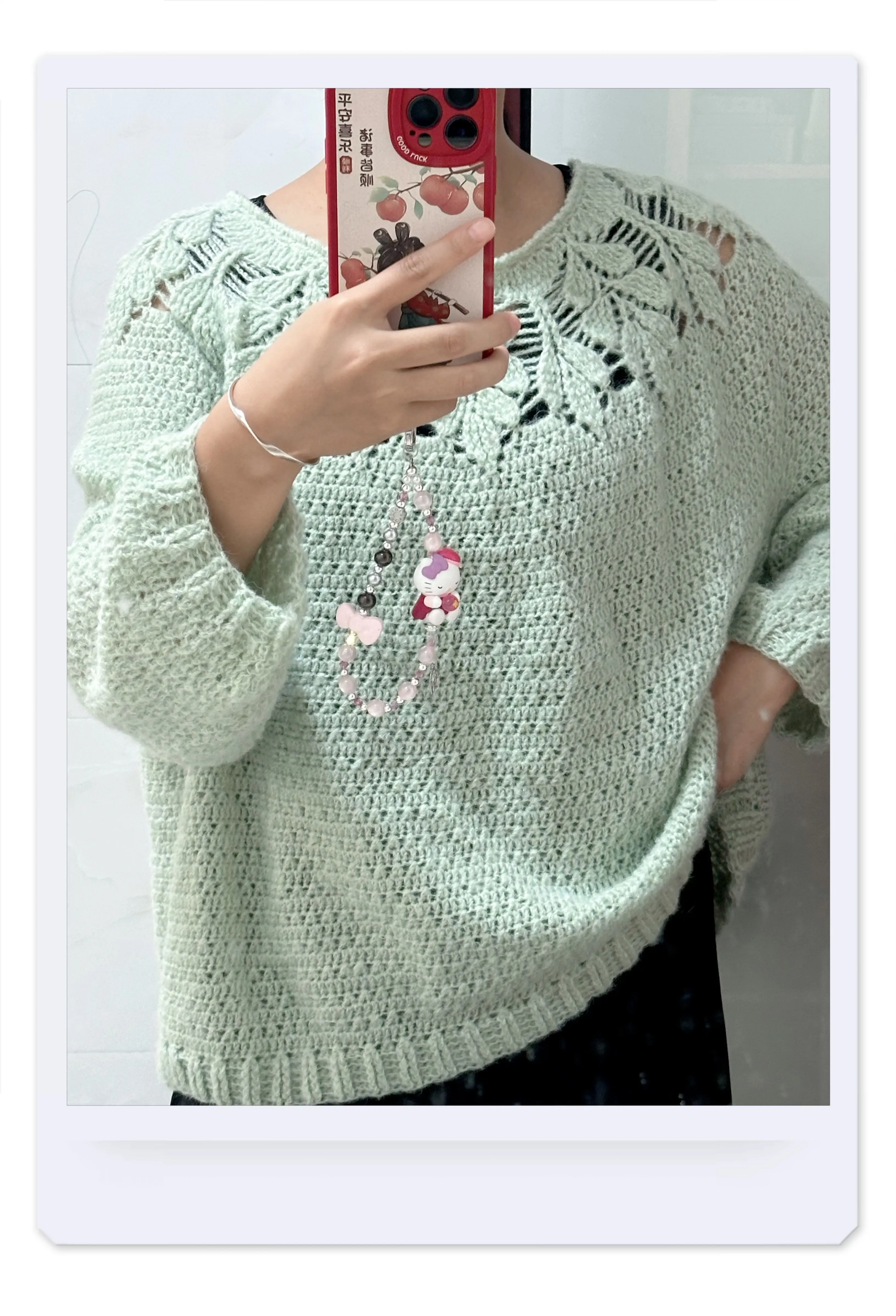 交作业啦～悦己育克套头衫, a crochet project shared by 肥嘟嘟