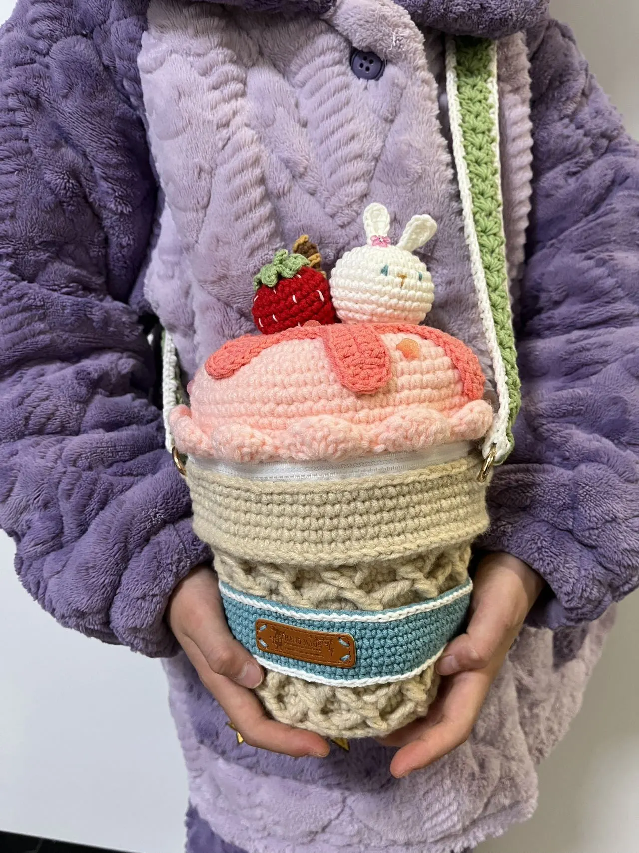 甜甜的包包，背出去炸街, a crochet project shared by 雯宝贝儿
