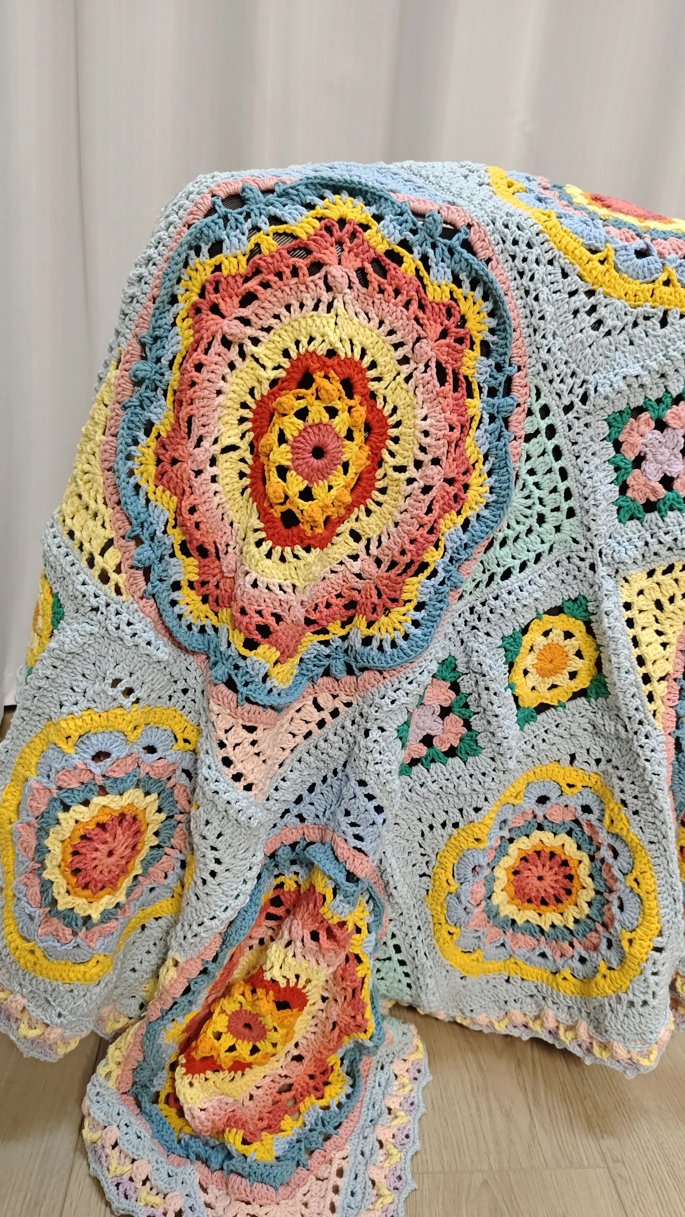 很梦幻的毯子, a crochet project shared by Fox