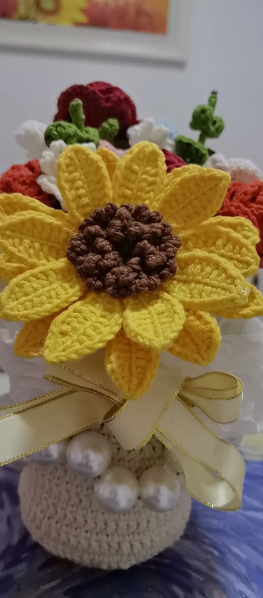 玫瑰向日葵, a crochet project shared by lili