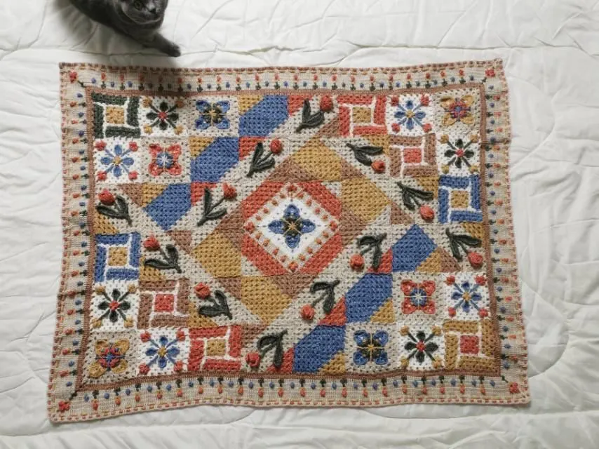 每天下班钩一点，钩了一个月π_π, a crochet project shared by 苏洵的洵