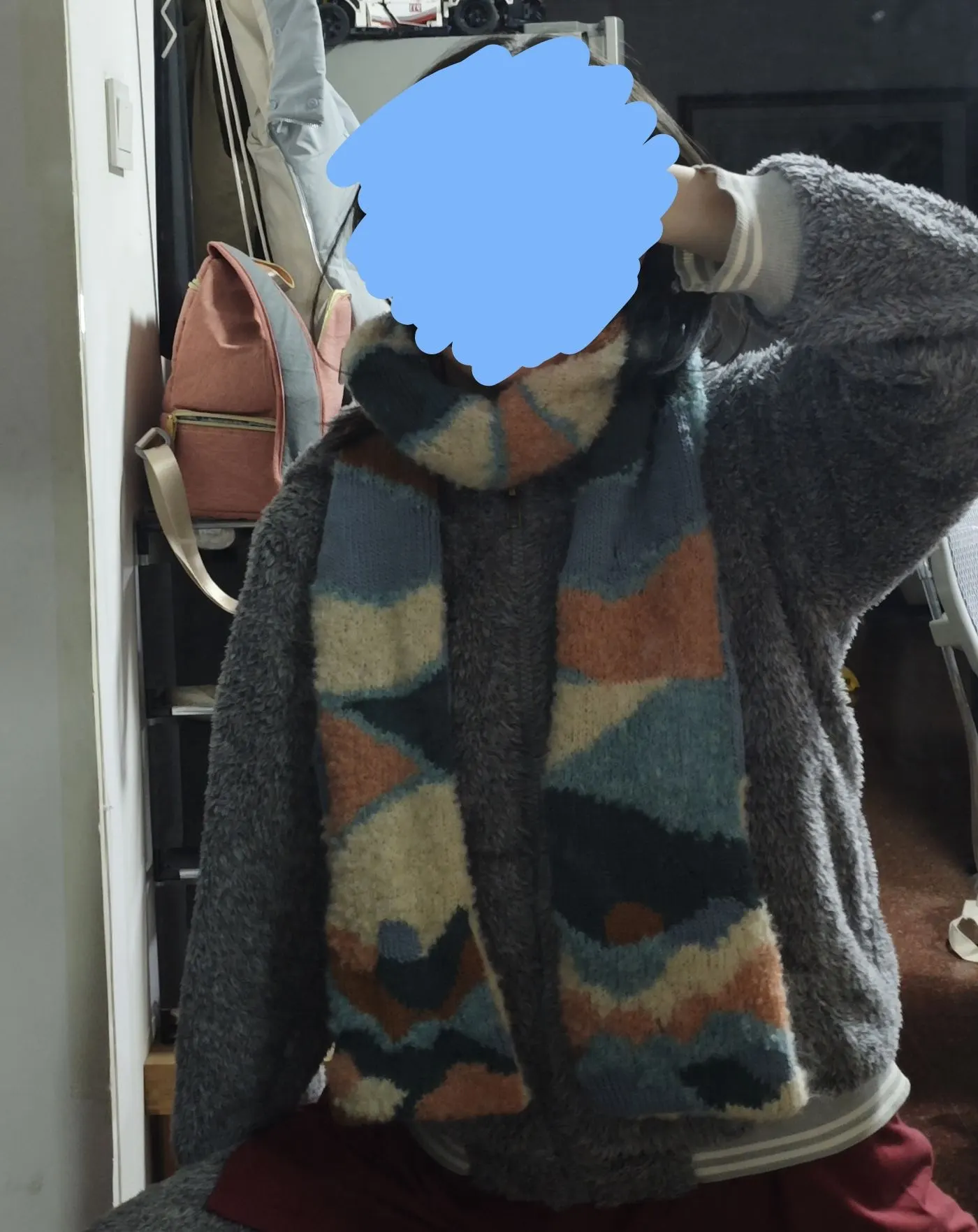 嵌花真好玩，最开始失败拆了好几次，后来熟练了就好了, a crochet project shared by (ФωФ)
