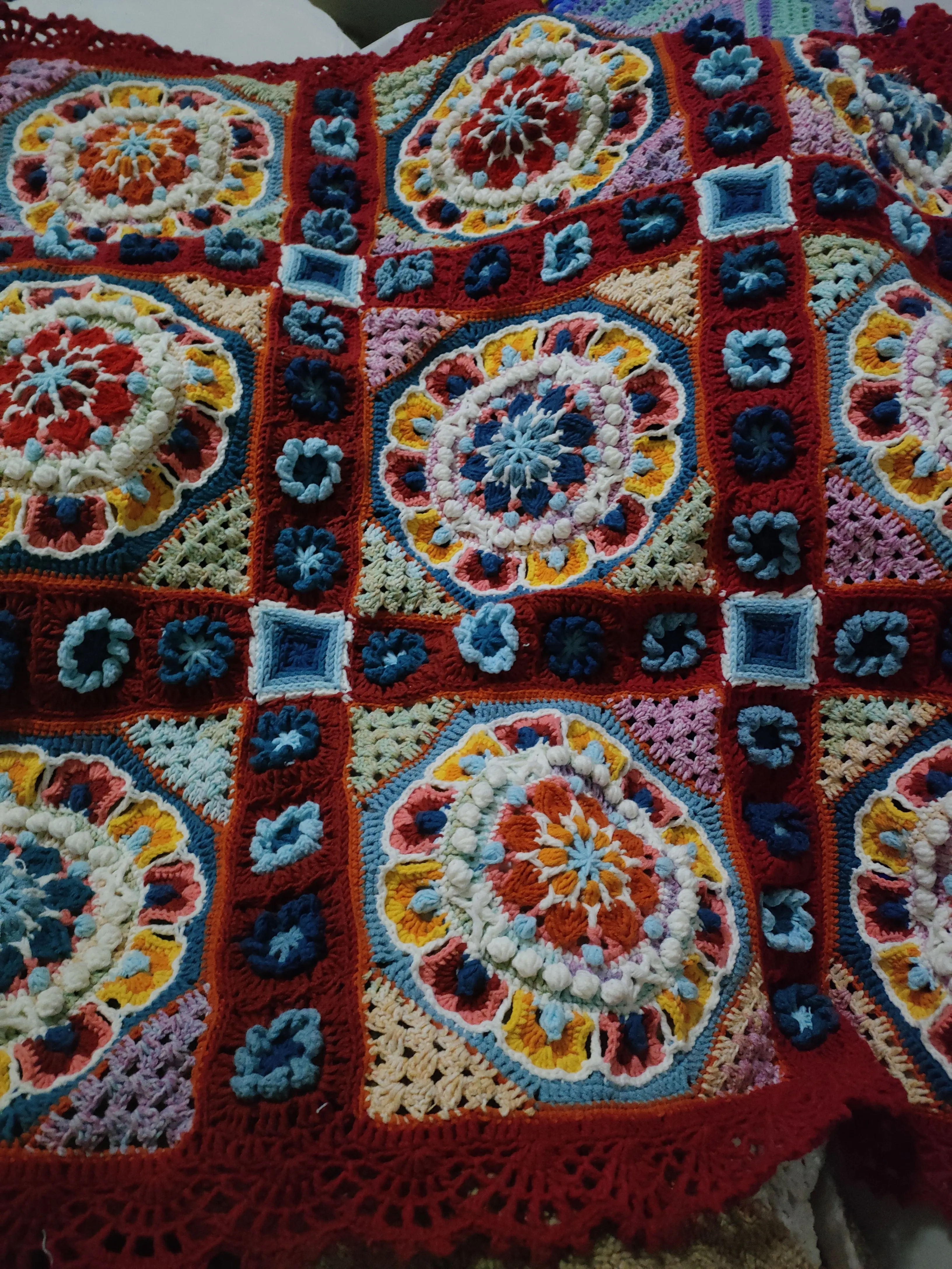 这是我钩的第二条了，喜欢的不得了。, a crochet project shared by 叶子