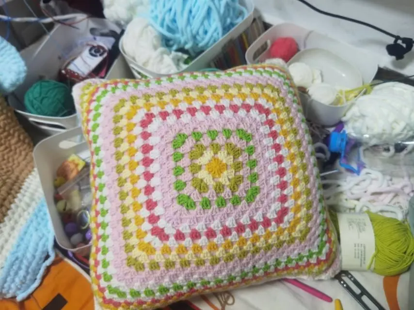交作业了, a crochet project shared by 浅笑