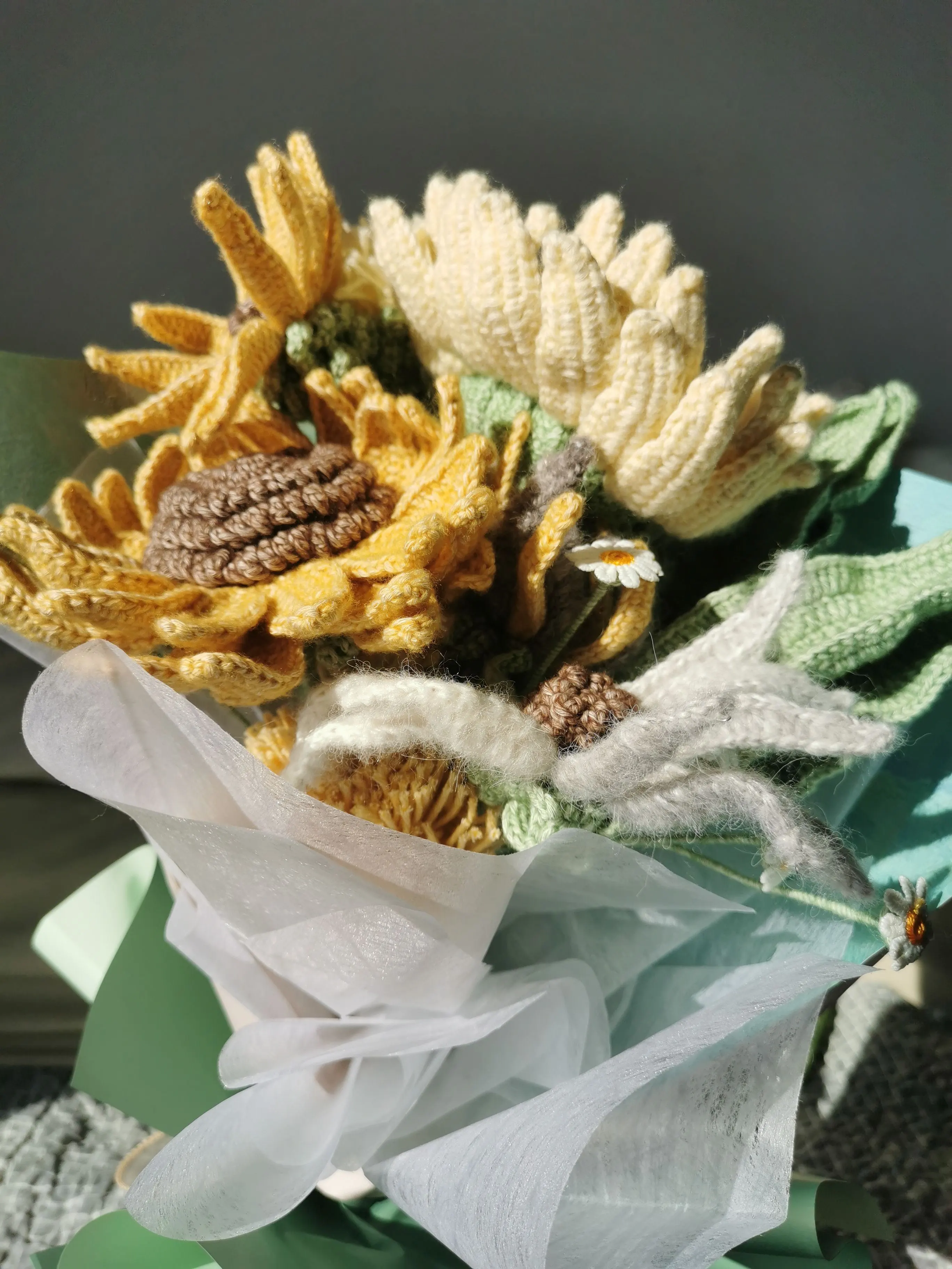 梵高的向日葵, a crochet project shared by 西门也静