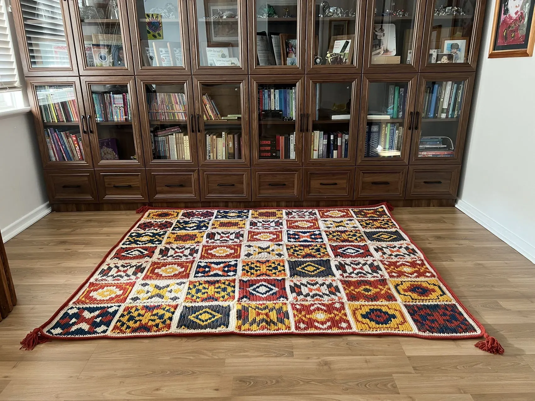 加大加宽版印第安毯, a crochet project shared by 大宸子