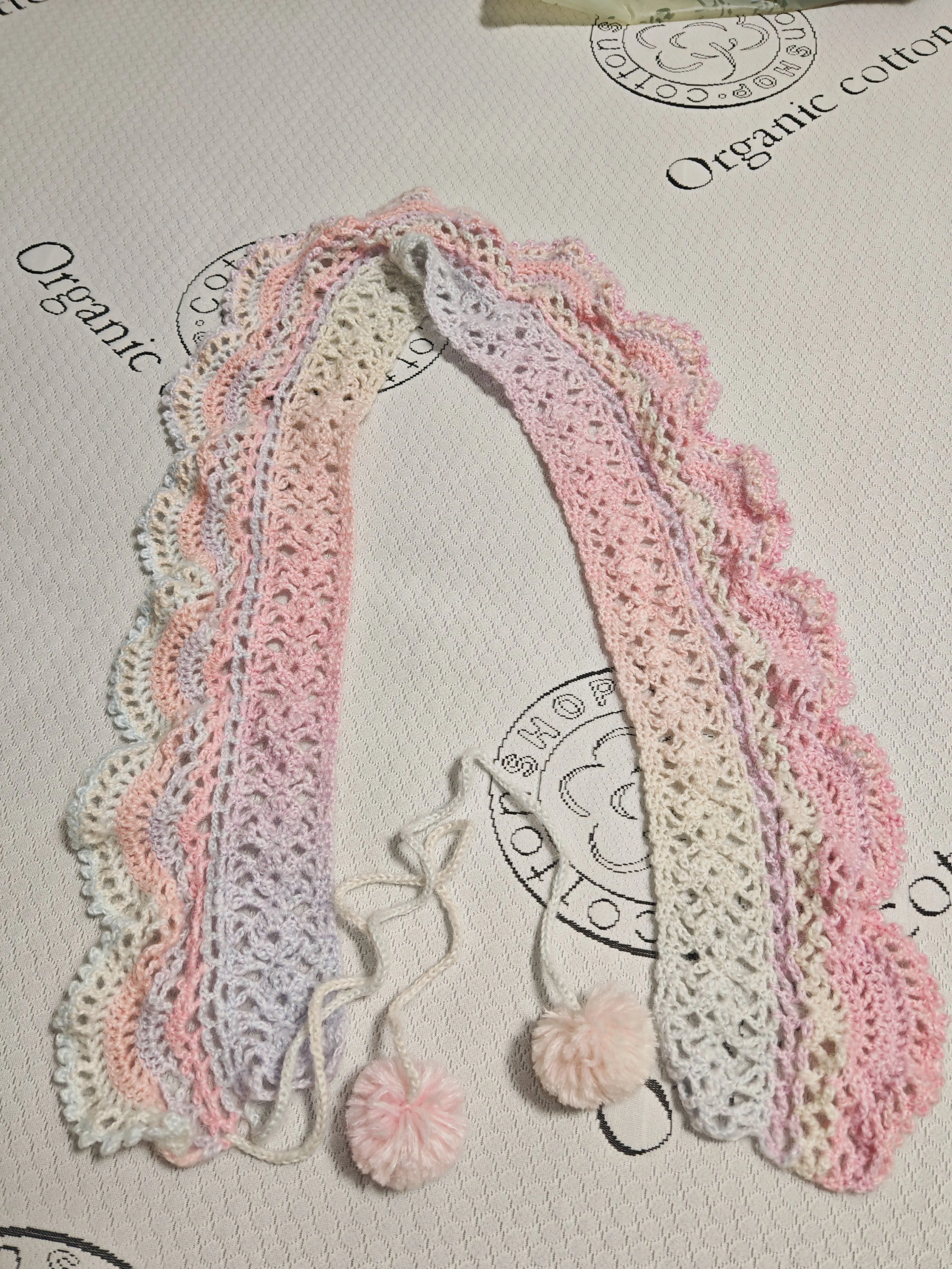 第三条花朵围巾, a crochet project shared by 蒋雪莲13921058691