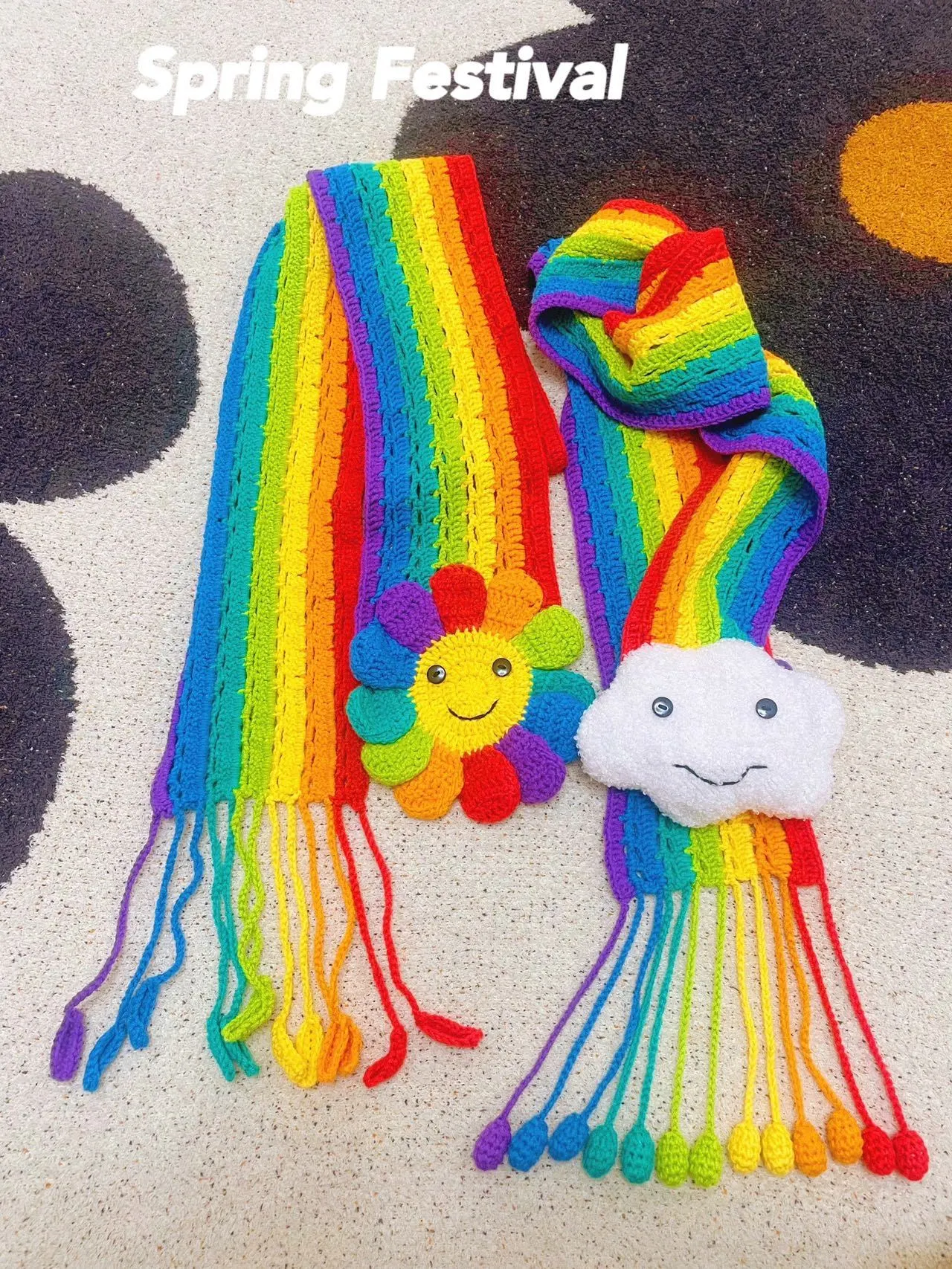 一个材料包做两条无压力, a crochet project shared by 晕西cisy