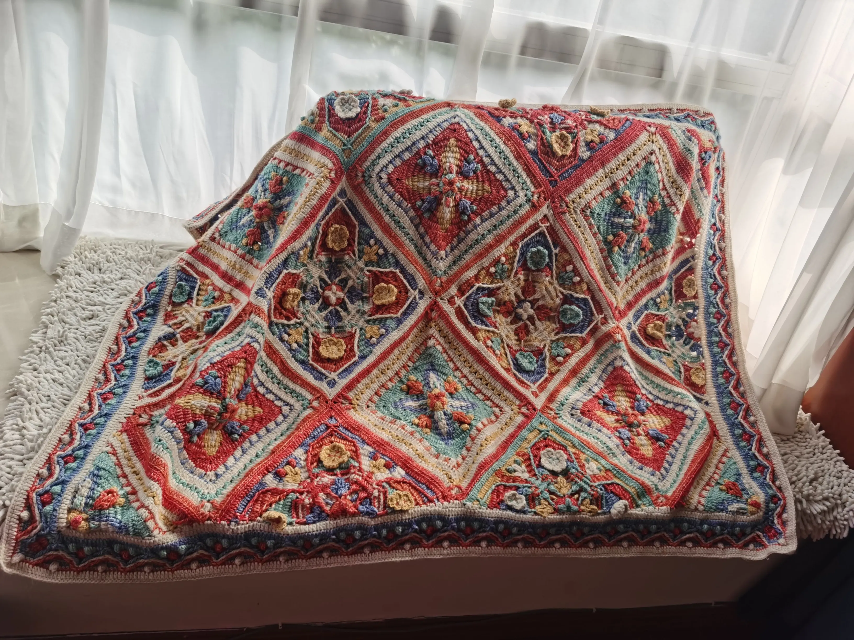 阿塞拜疆毯, a crochet project shared by 东写西读