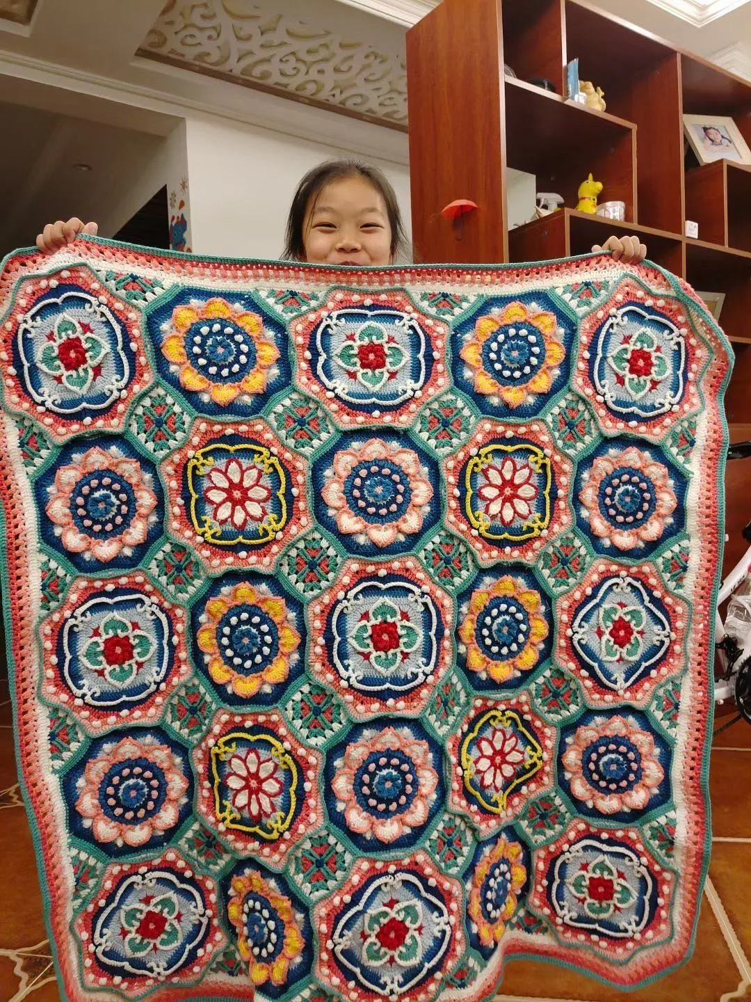 如意莲花🪷毯, a crochet project shared by 芮呀