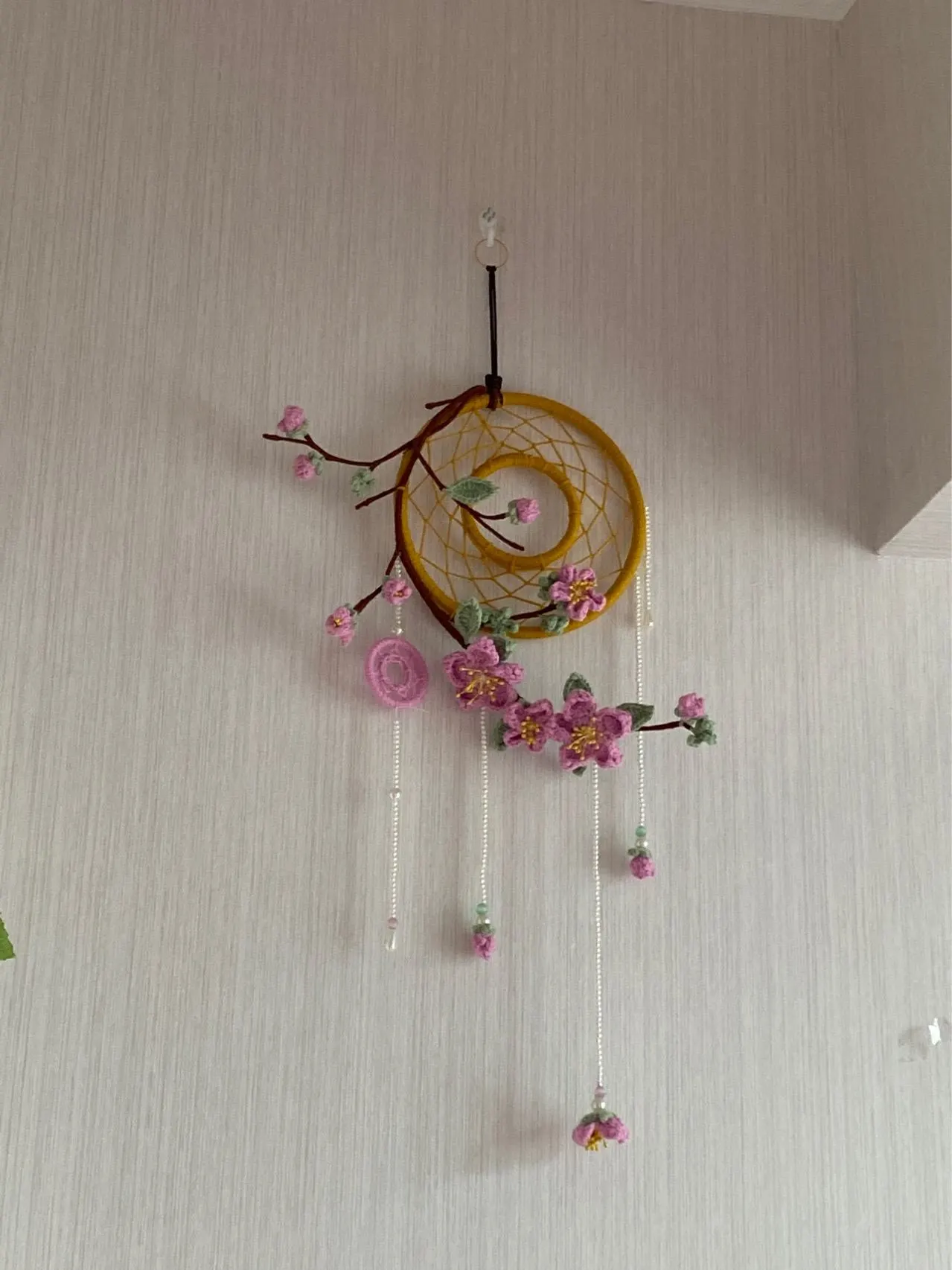 桃之夭夭捕梦网, a crochet project shared by Sylvia