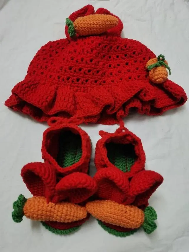 鞋帽套装, a crochet project shared by 江້໌ᮨ。