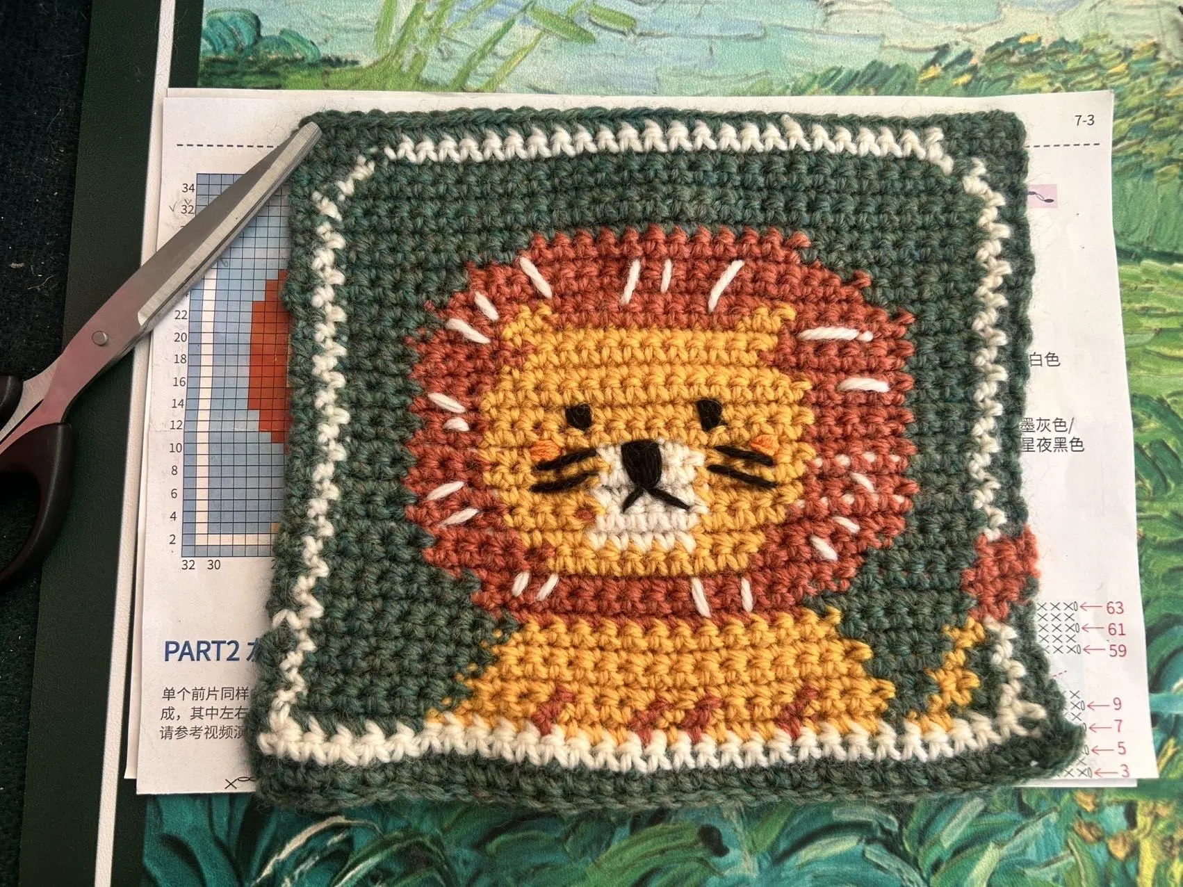 林悦动物开衫, a crochet project shared by 🌟 派大星的海绵宝宝🤓