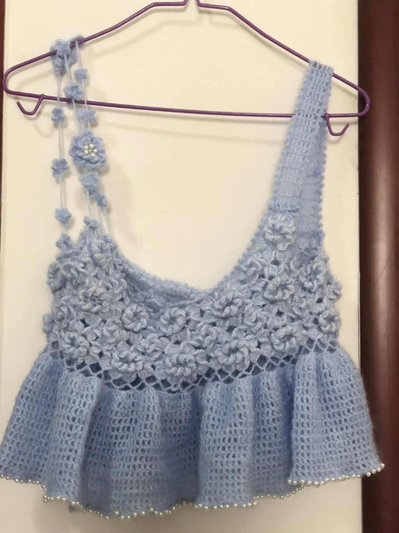 花兮吊带, a crochet project shared by 五行缺木林木木
