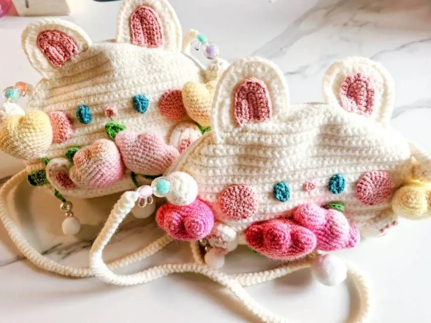 两个兔兔包, a crochet project shared by cathy