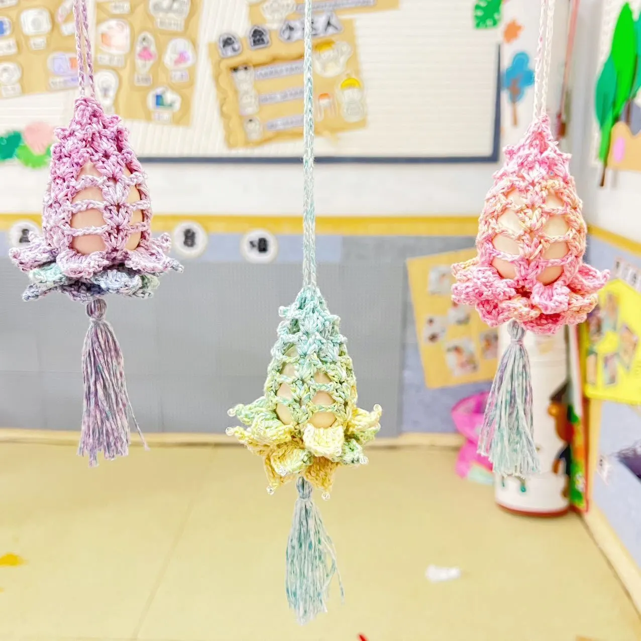 莲花蛋兜, a crochet project shared by .