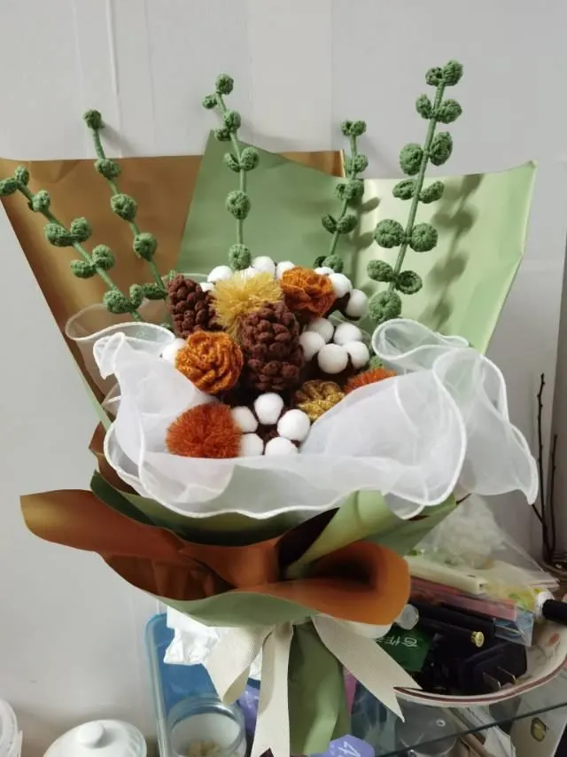 尤加利叶花束, a crochet project shared by GigiTang
