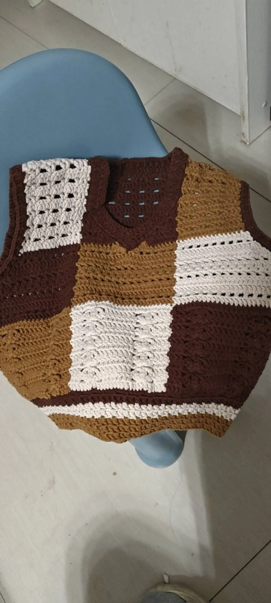 巧克力饼干#甜茶背心#, a crochet project shared by 琳达