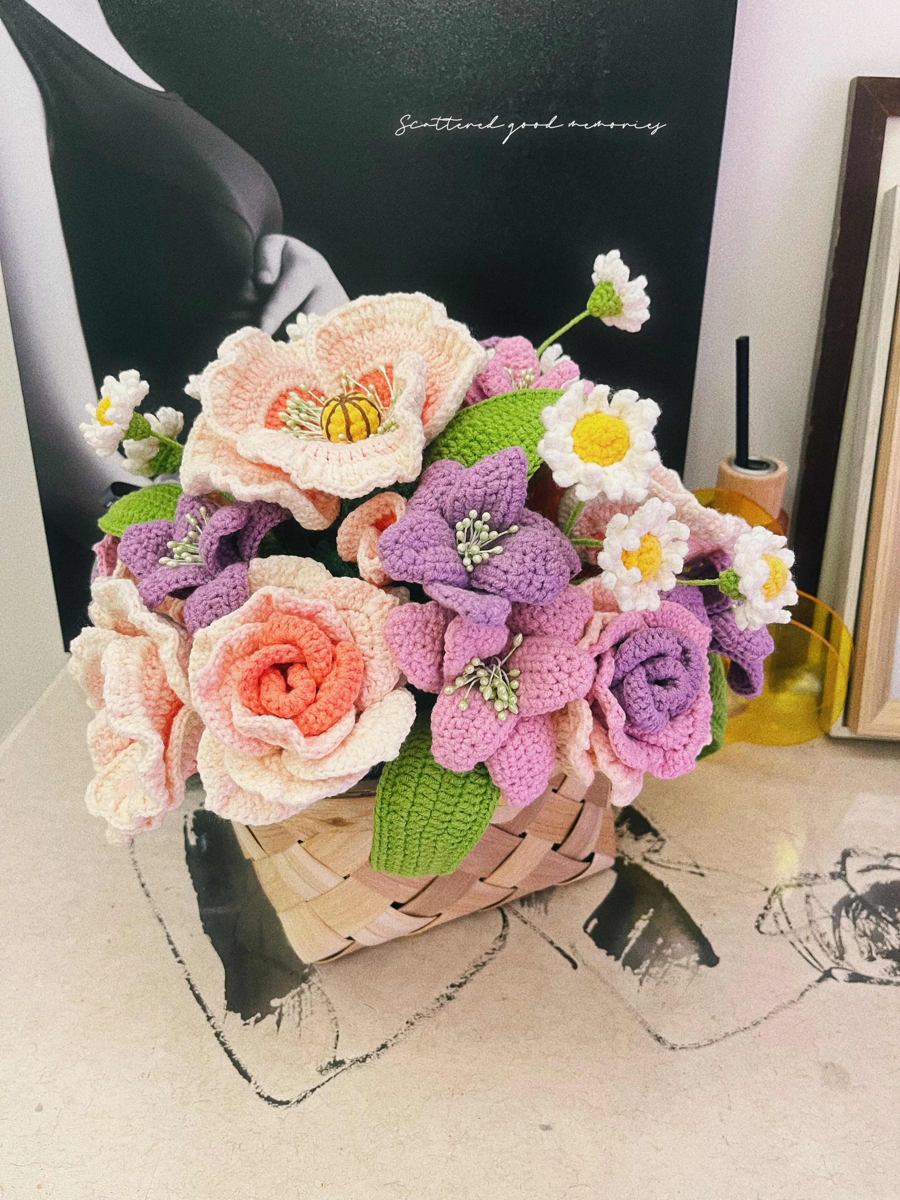 毛线花花更适合冬天哦, a crochet project shared by 🔸LuLu.T🔸