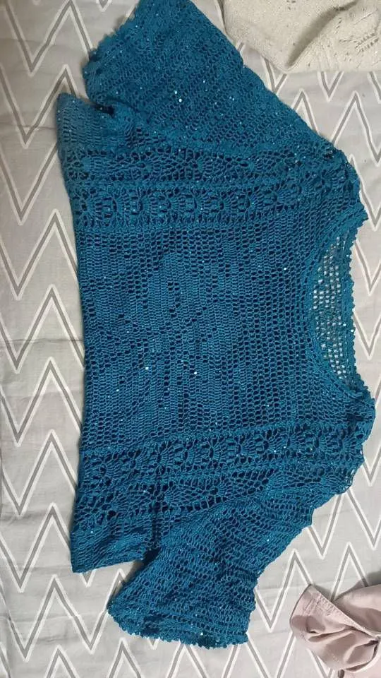 花影蕾丝上衣, a crochet project shared by 佛曰，不可说