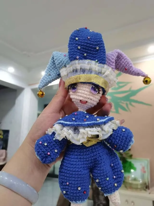 缘分天使，还是脸圆一点好看，期待缘分, a crochet project shared by 🐾 酒心🍀