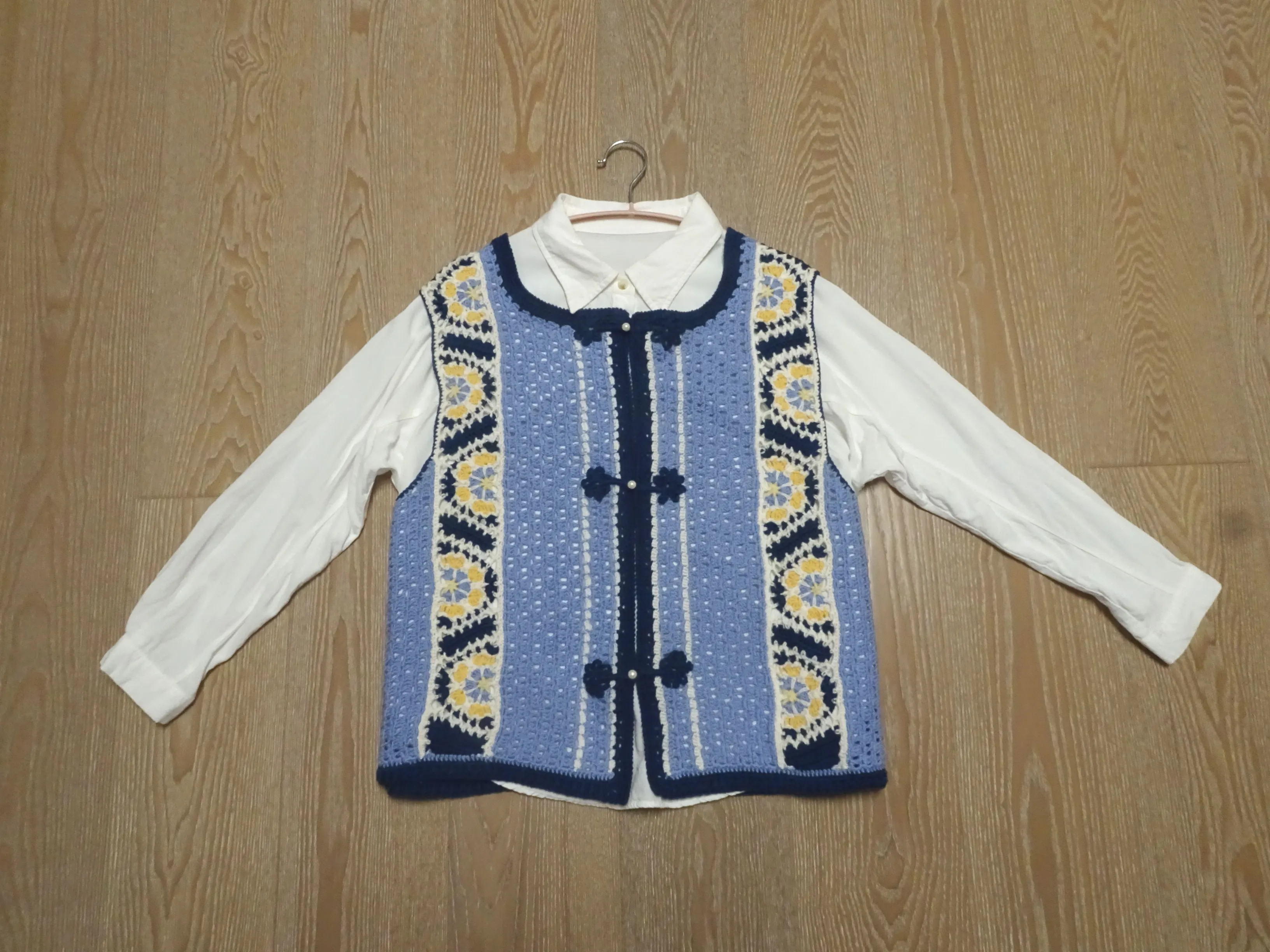 奶奶的马甲, a crochet project shared by 小纳米