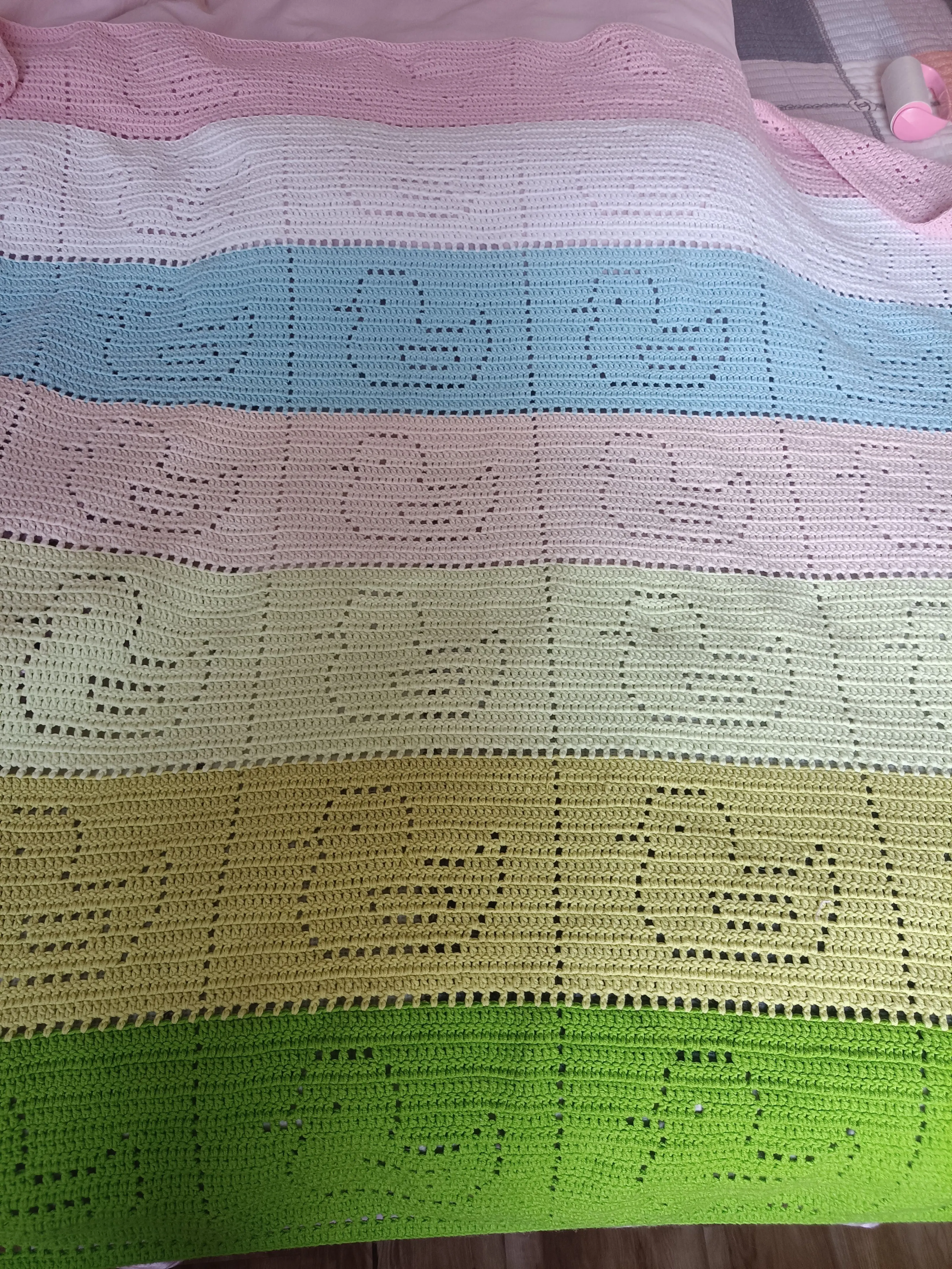 小鸭子毯子, a crochet project shared by 包包