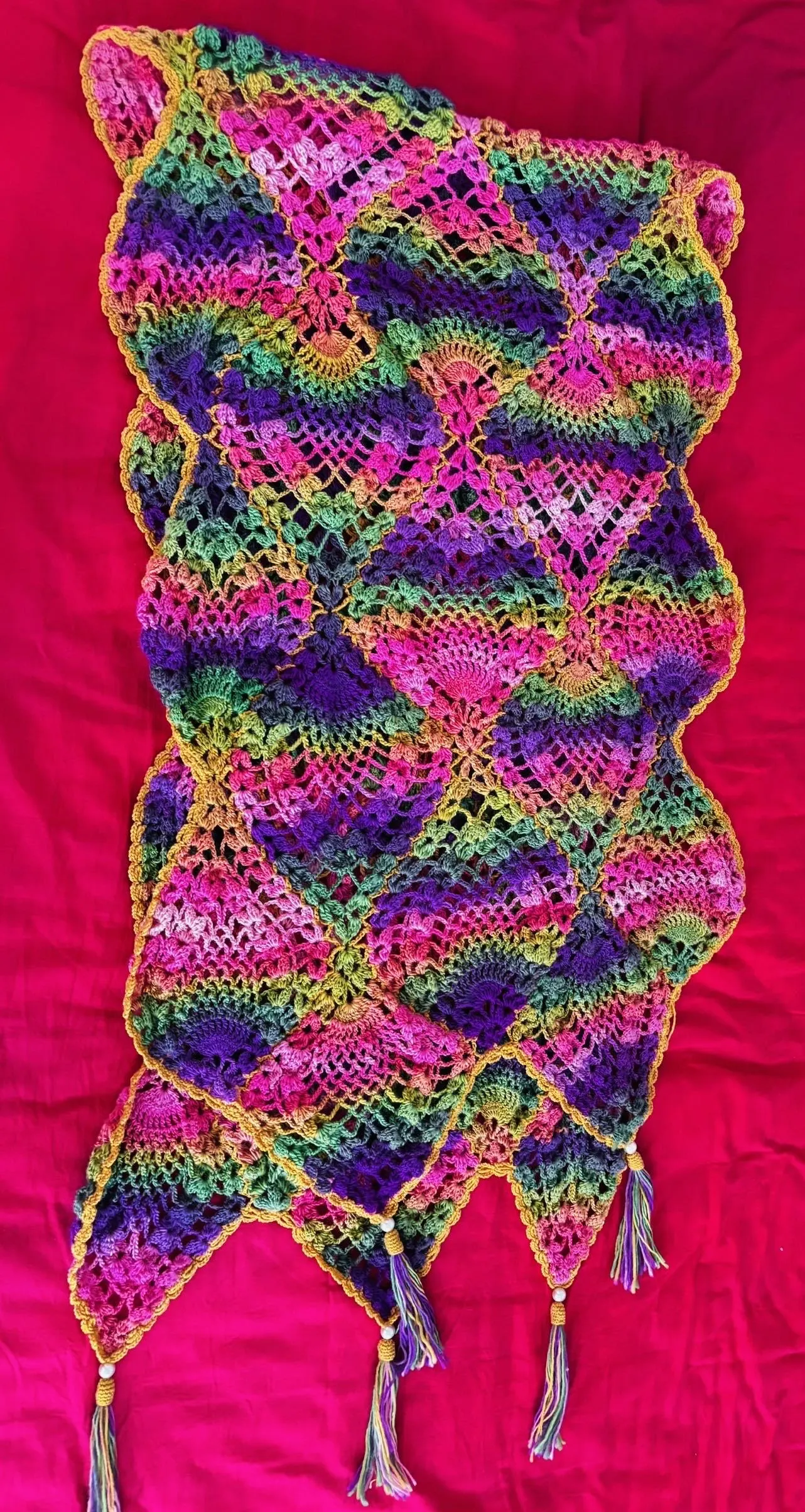 菠菠披肩, a crochet project shared by 清允💞