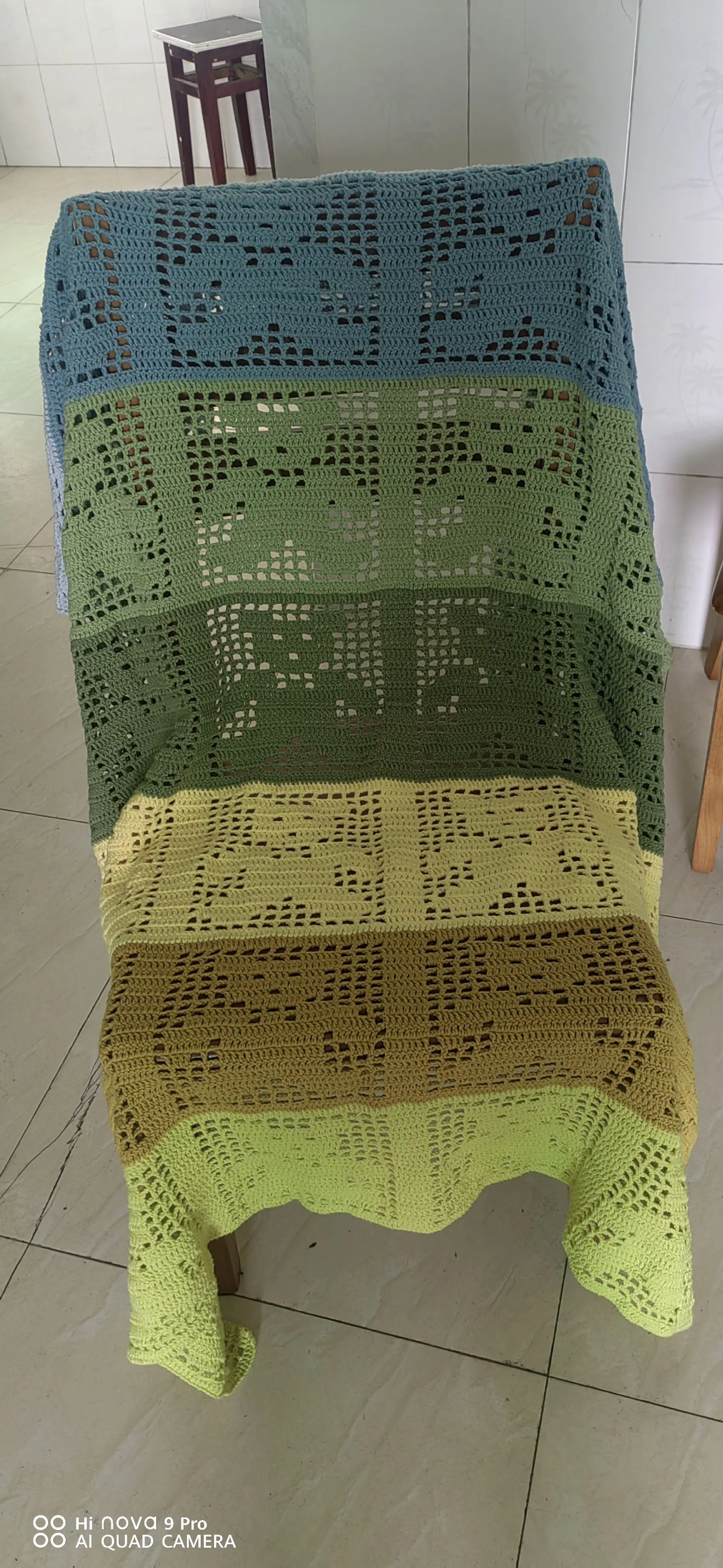 小熊毯子, a crochet project shared by 听雨