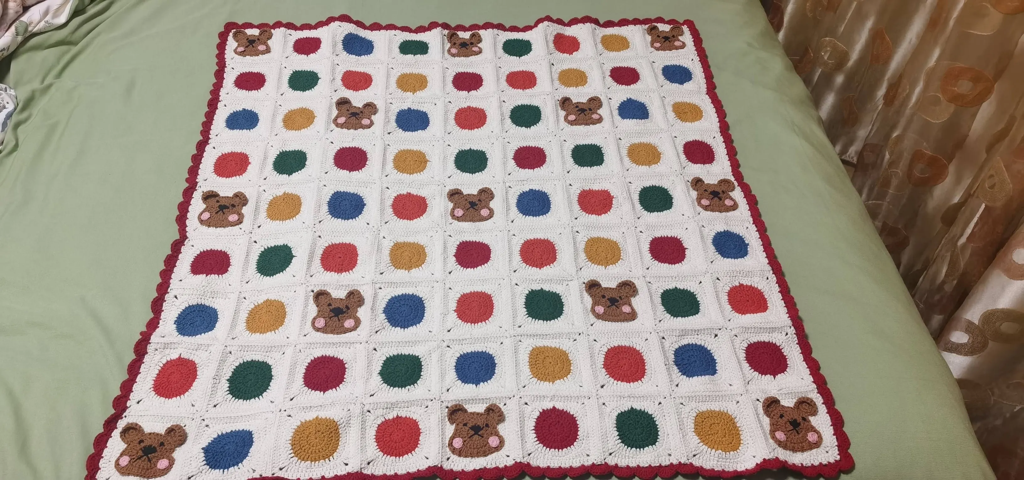 新手,跟着教程钩了35天完成的, a crochet project shared by 织芝