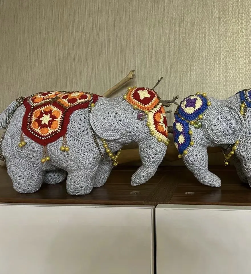 富贵吉象, a crochet project shared by 自得
