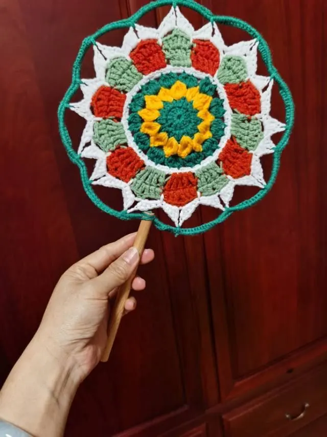 可爱扇, a crochet project shared by 波
