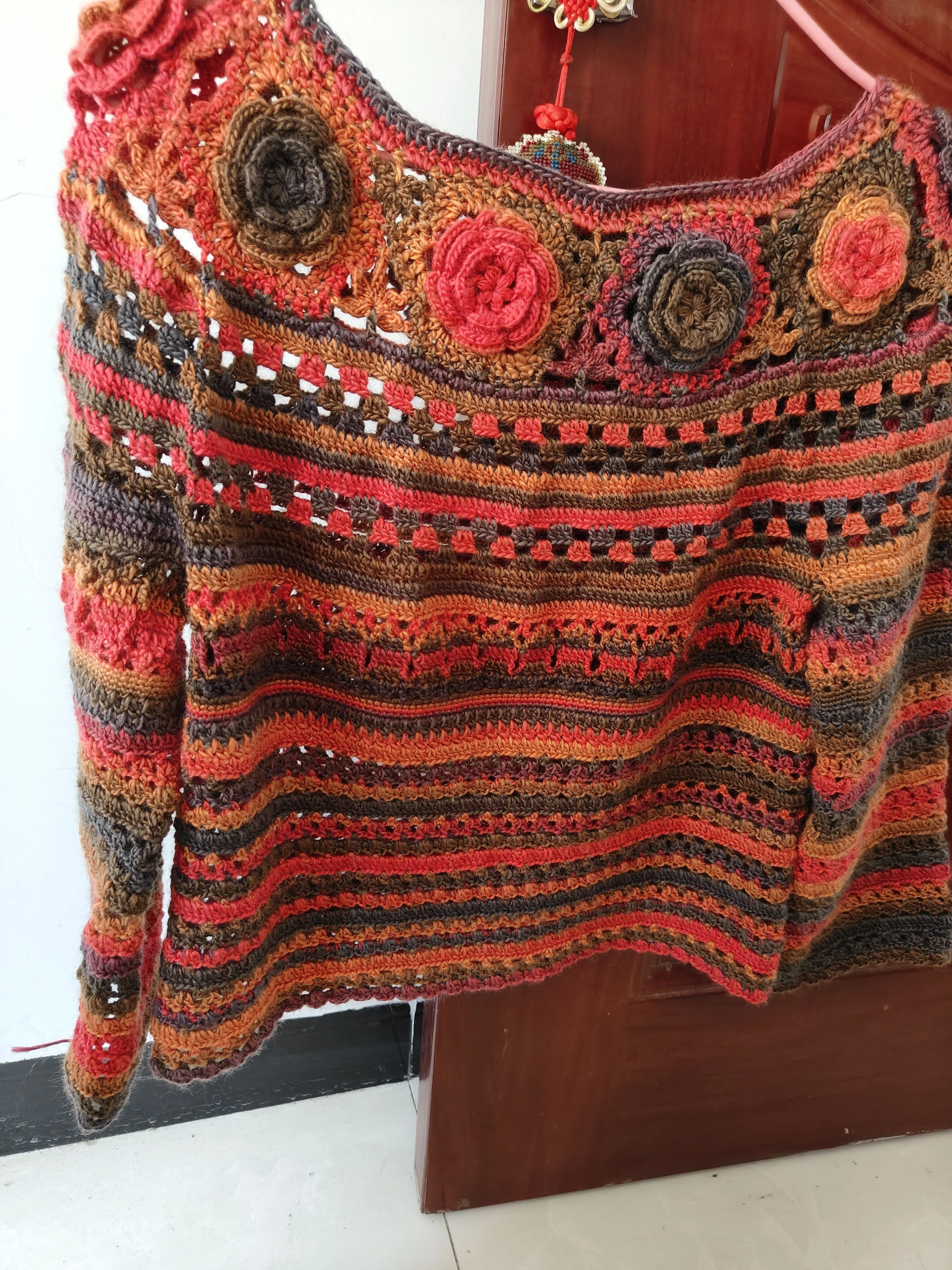 手紧，用了八团线。, a crochet project shared by 清心淡然ベ