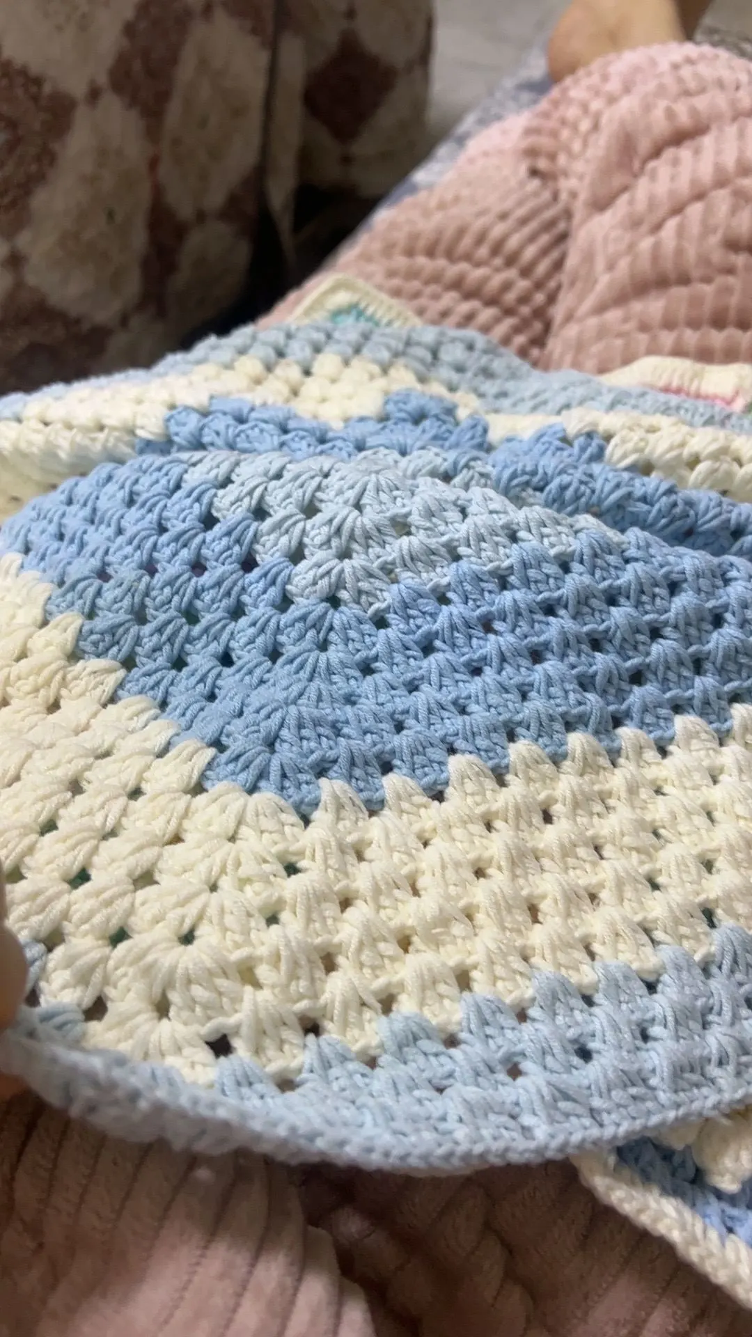 抱枕尺寸与抱枕针数不对怎么办,在线等, a crochet project shared by 💋Cc