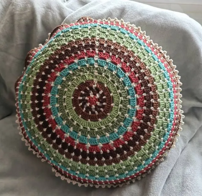 交作业了,超喜欢的配色!, a crochet project shared by 璨然若善