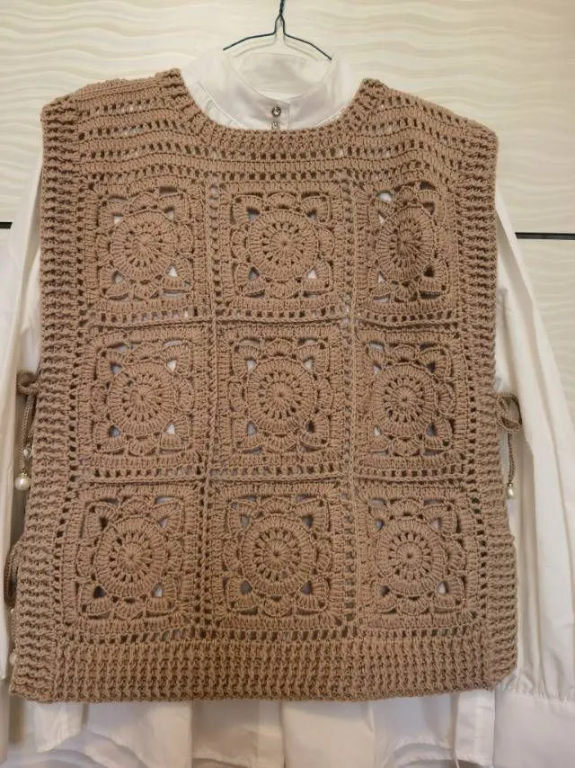 冷萃钩针马甲, a crochet project shared by 郭格格