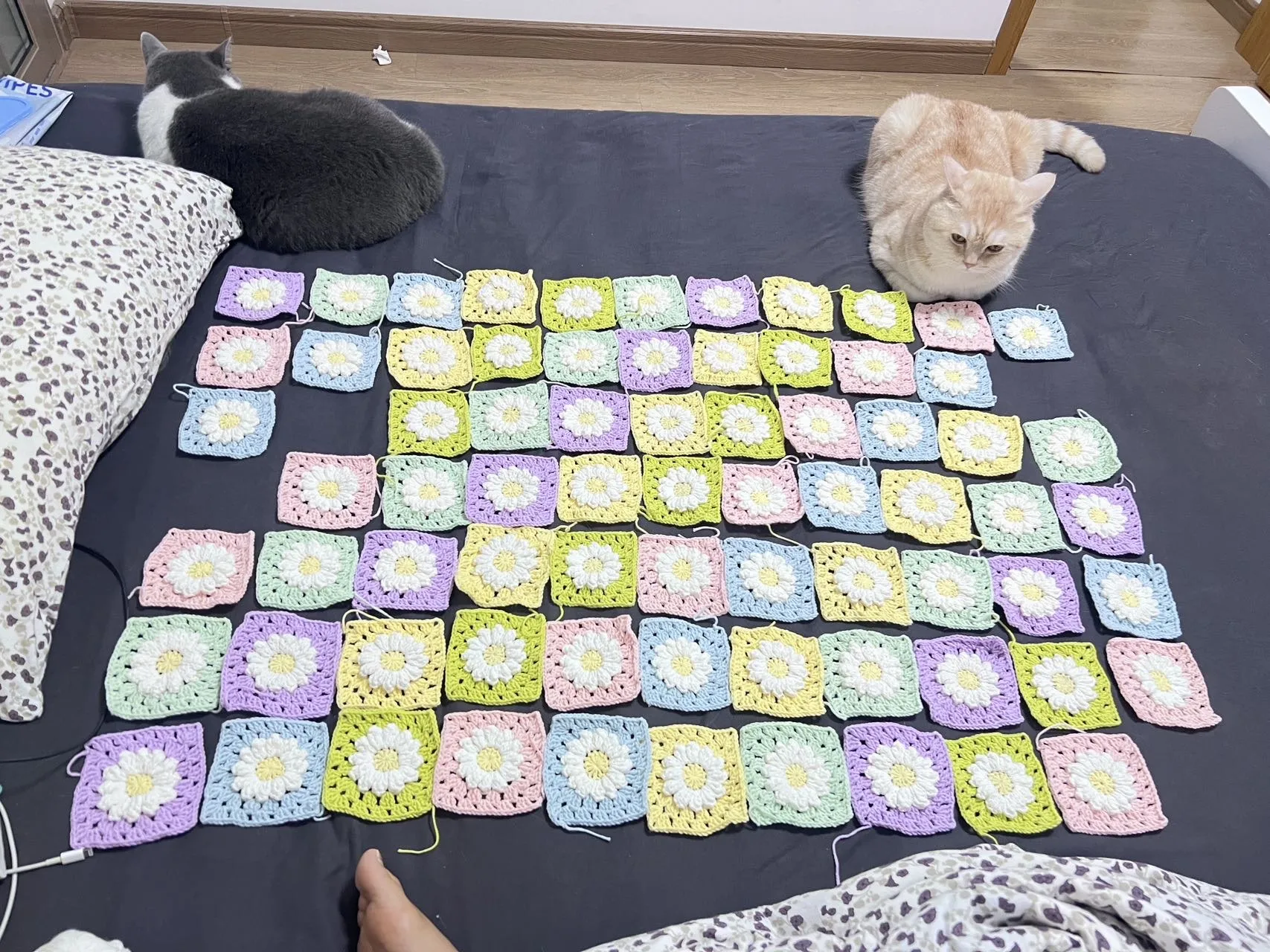第一次钩针 终于看见希望了