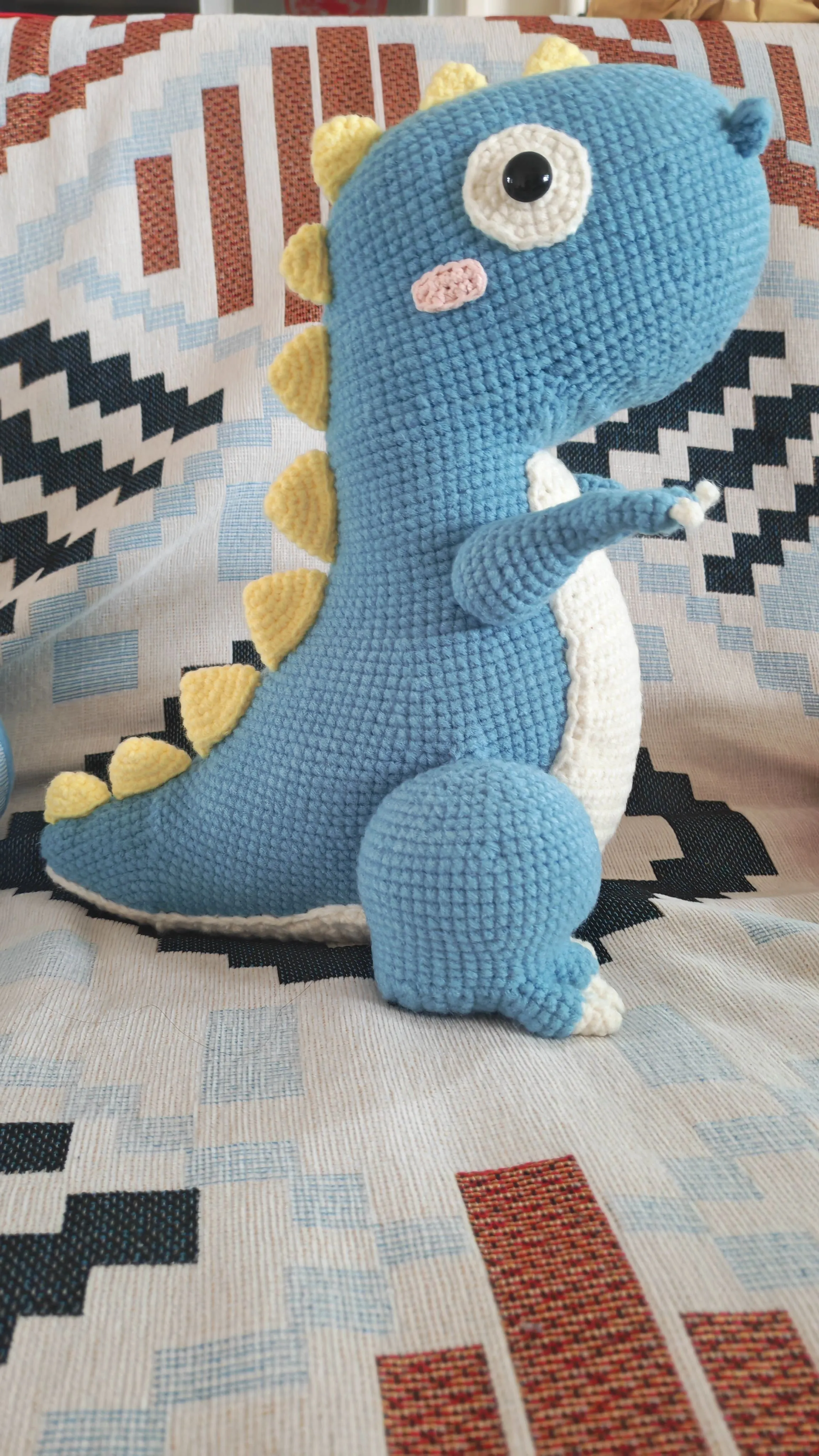 蓝色上线, a crochet project shared by 锦瑟