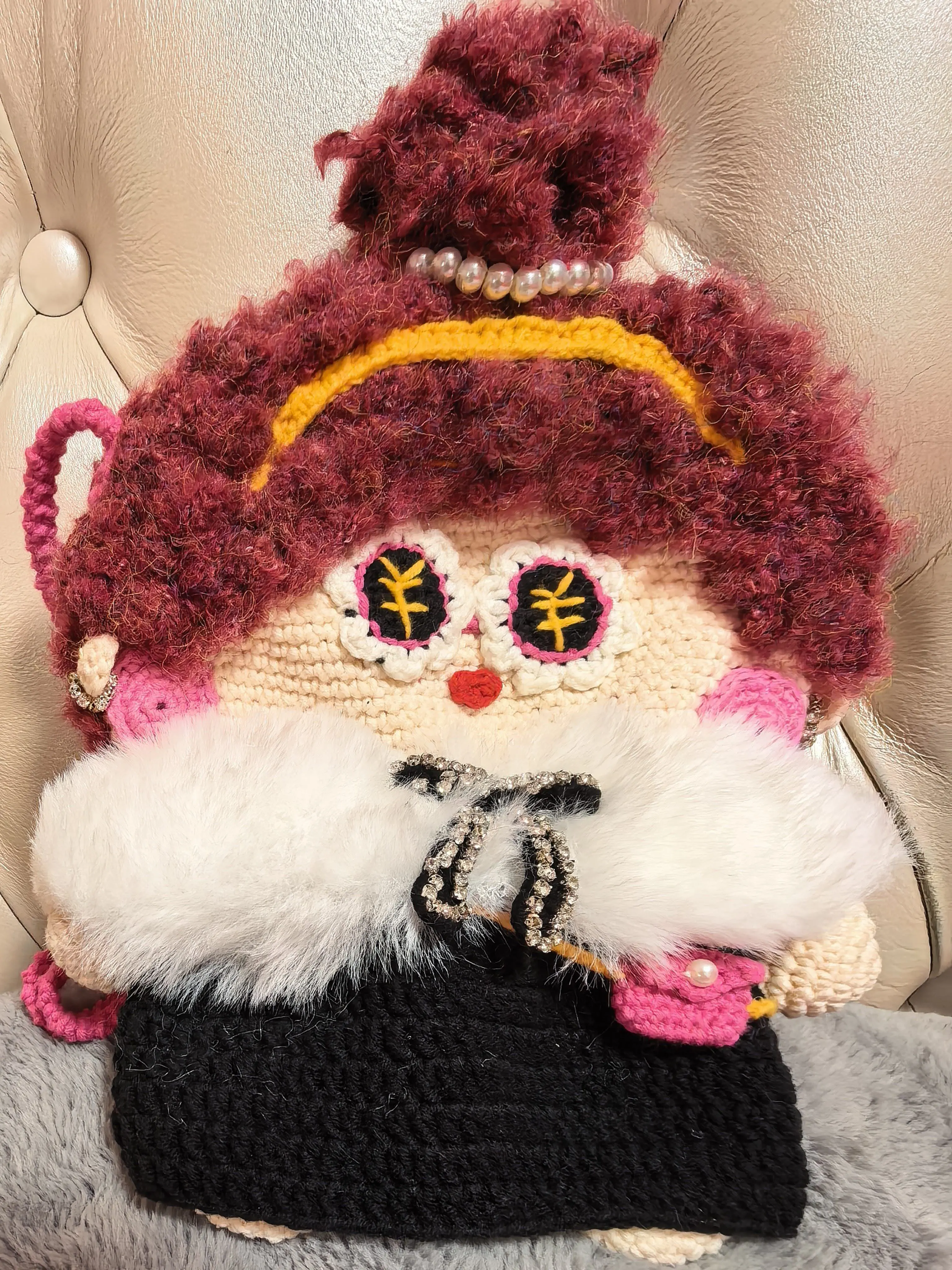 逗趣手机包……具有钱, a crochet project shared by 🎀云朵舒芙雷