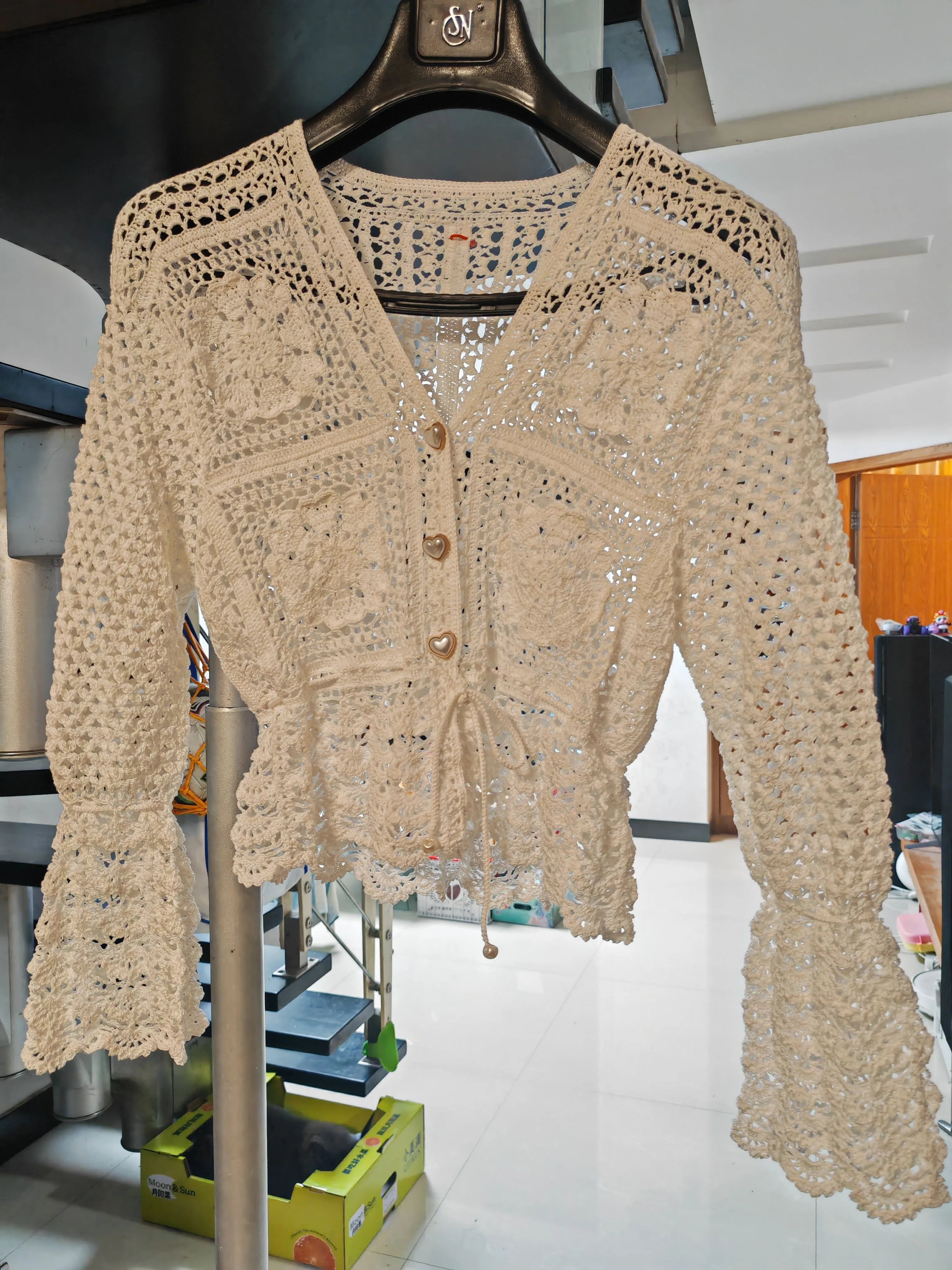 悬铃蕾丝开衫：第一件蕾丝作品, photo 1